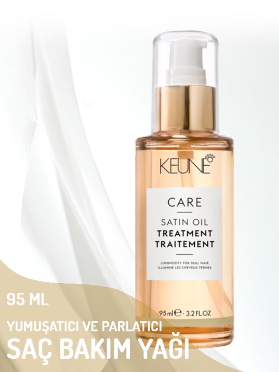 Keune Vegan Care Satin Oil Treatment Yumuşatıcı Onarıcı Bakım Yağı 95ml-