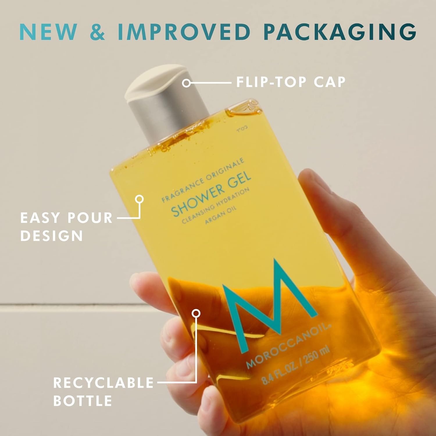 Moroccanoil Shower Gel Original+Parabensiz ve Sülfatsız Nemlendirici Duş Jeli 250 ml
