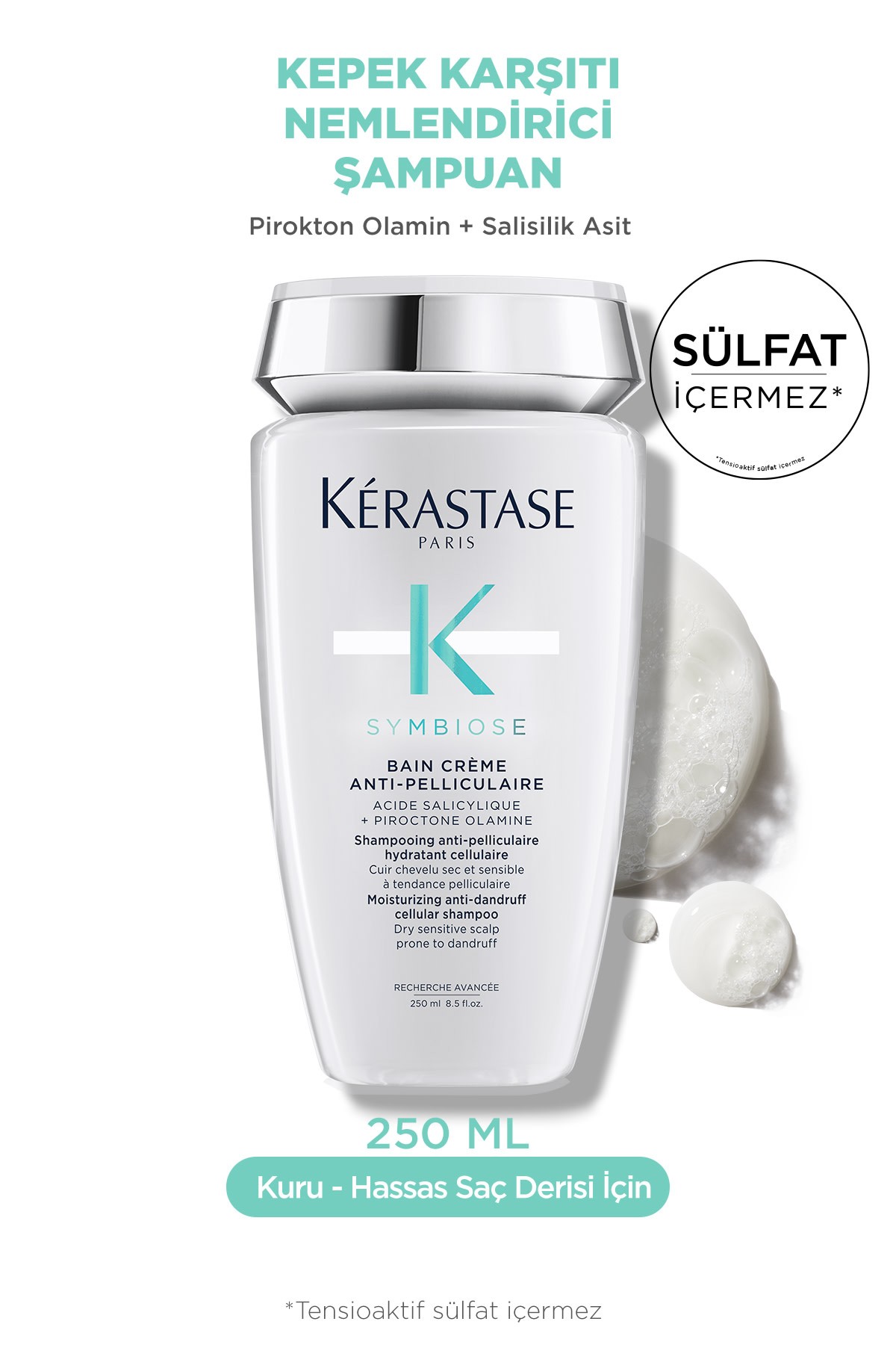 Kerastase Symbiose  Bain Creme Kepek Karşıtı Arındırıcı Hücresel Şampuan 250 ml