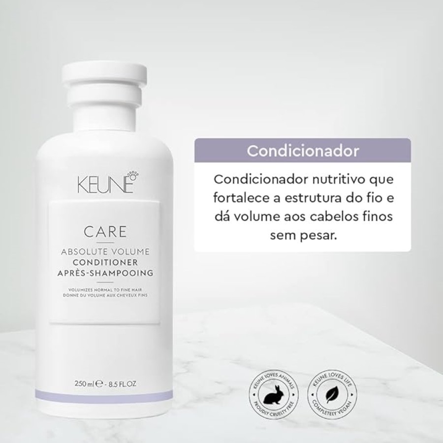 Keune Absolute Volume  Conditioner Hacimlendirici  Besleyici Saç Bakım Kremi 250 ml