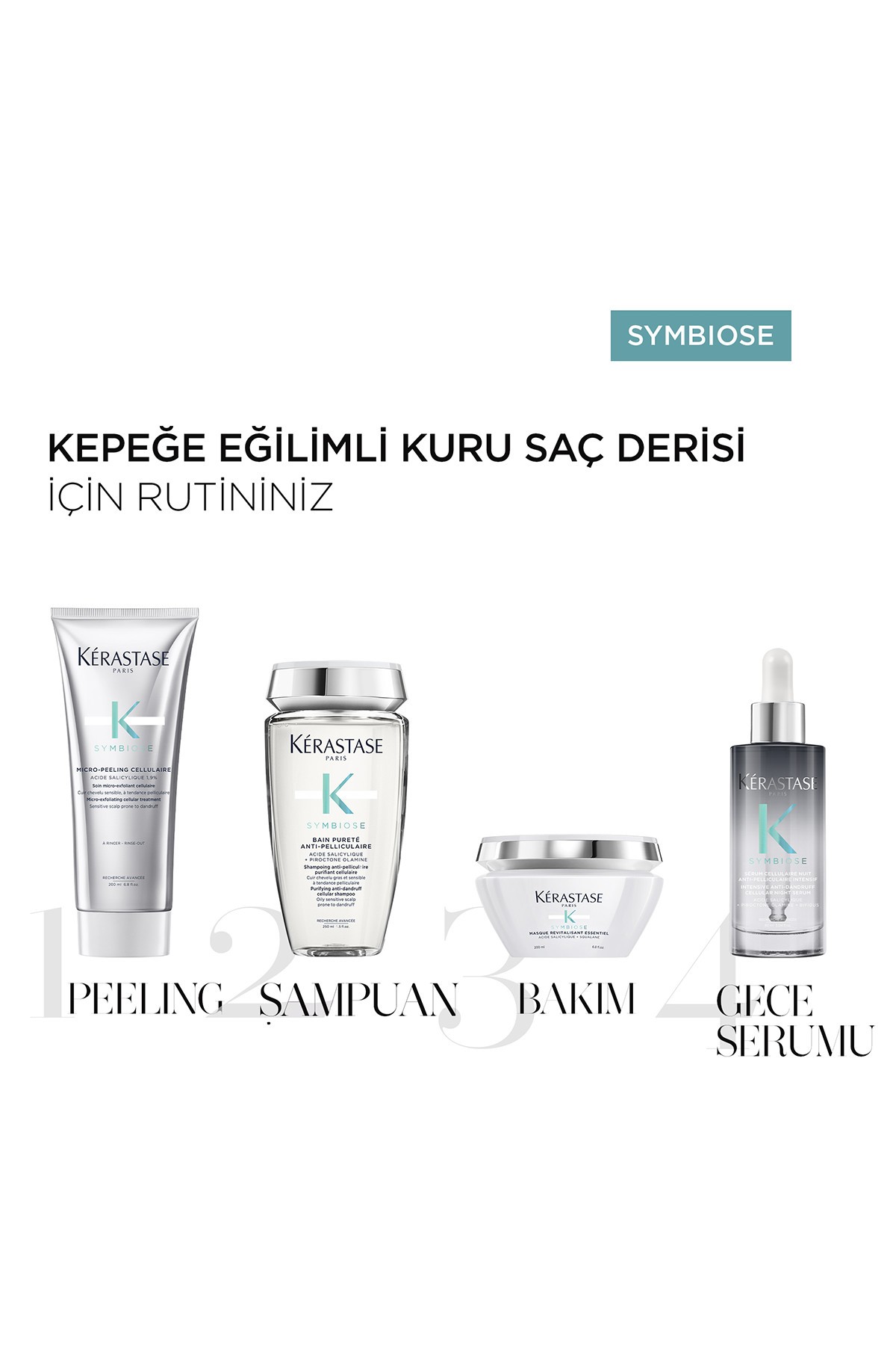 Kerastase Symbiose Yoğun Kepek Karşıtı Hücresel Gece Serumu 90 ml 