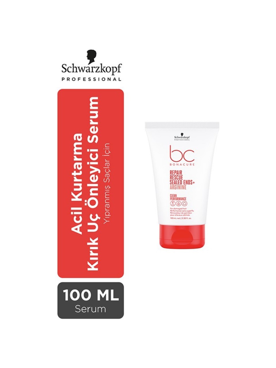 Bonacure Bc Clean Acil Kurtarma -Yıpranmış Saçlar İçin Onarıcı Serum 100ml