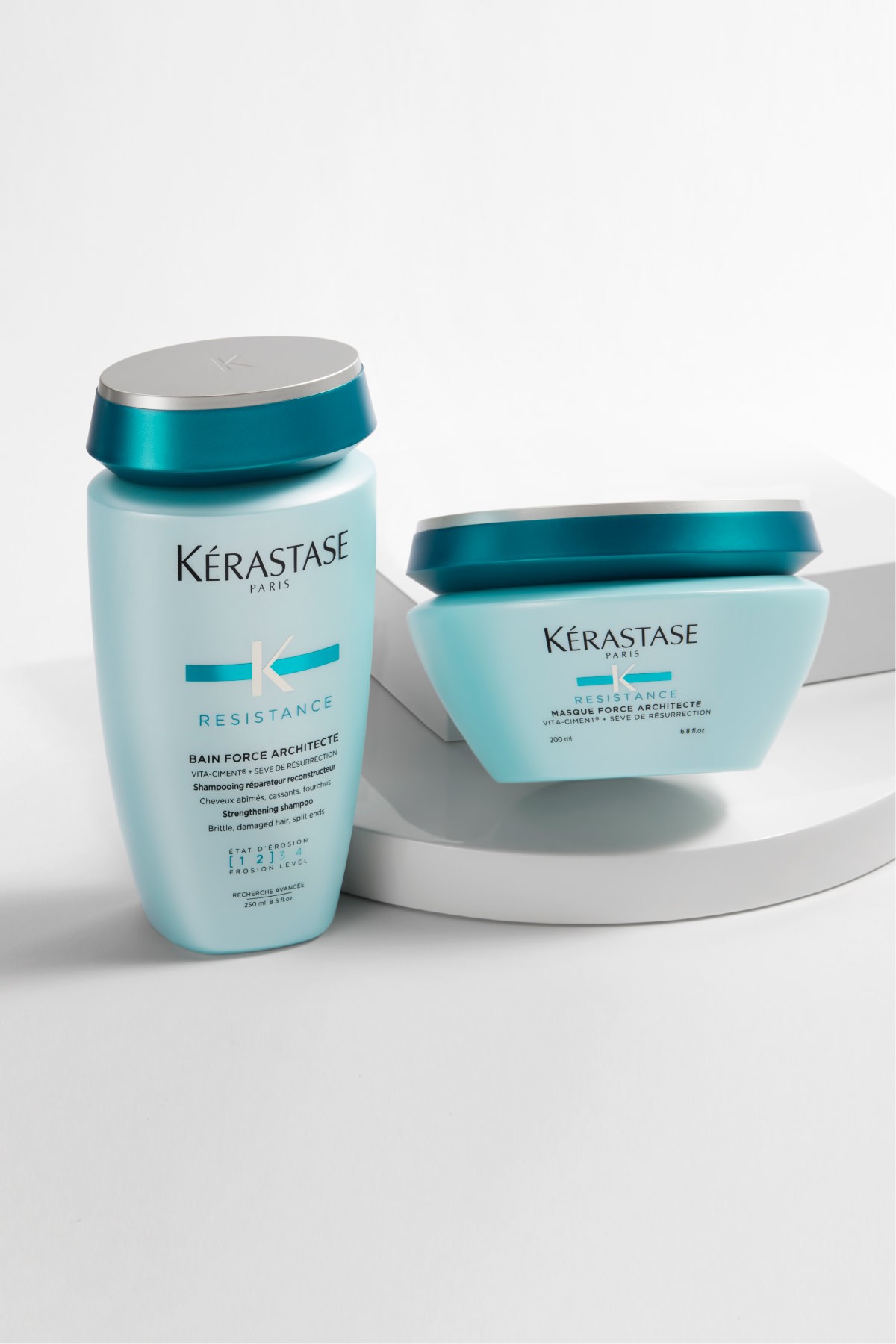 Kerastase Resistance Force Yıpranmış ve İşlem Görmüş Saçlar İçin 2'li Bakım Seti ŞAMPUAN250ML+MASKE200ML