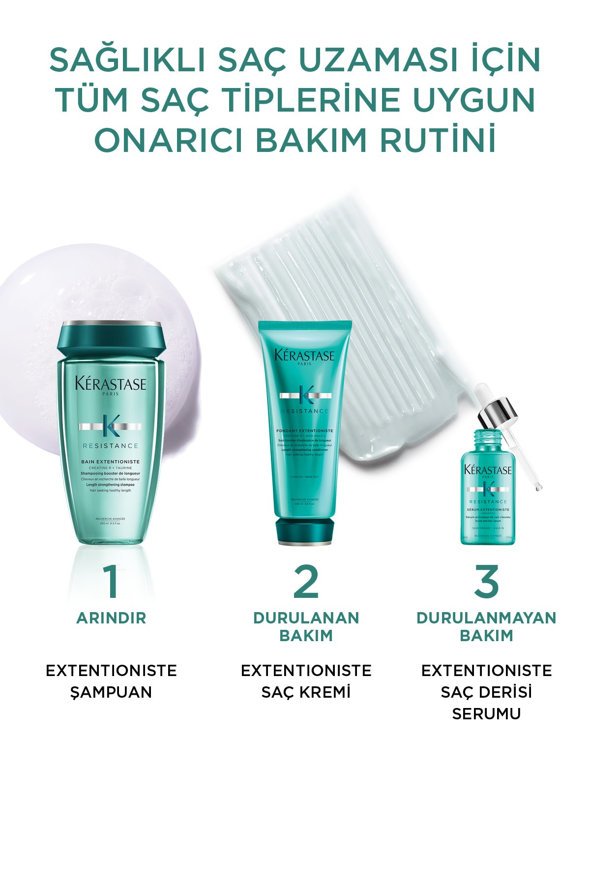 Kerastase Resistance Fondant Extentioniste Daha Uzun Ve Güçlü Saçlar Için Onarıcı Bakım Kremi 200 ml