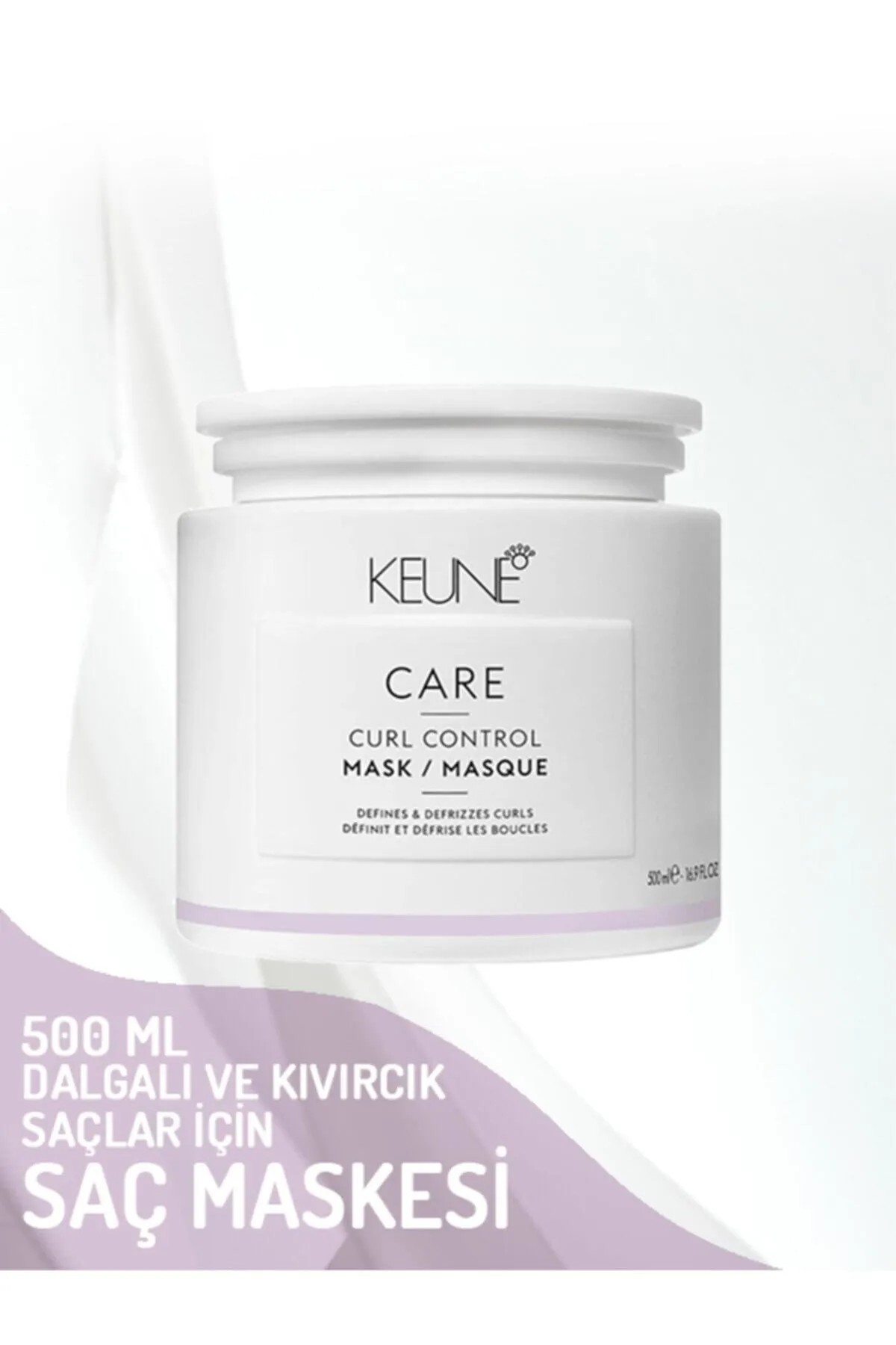 Keune Curl Contro- Kıvırcık Saçlar İçin Nemlendirici Maske 500