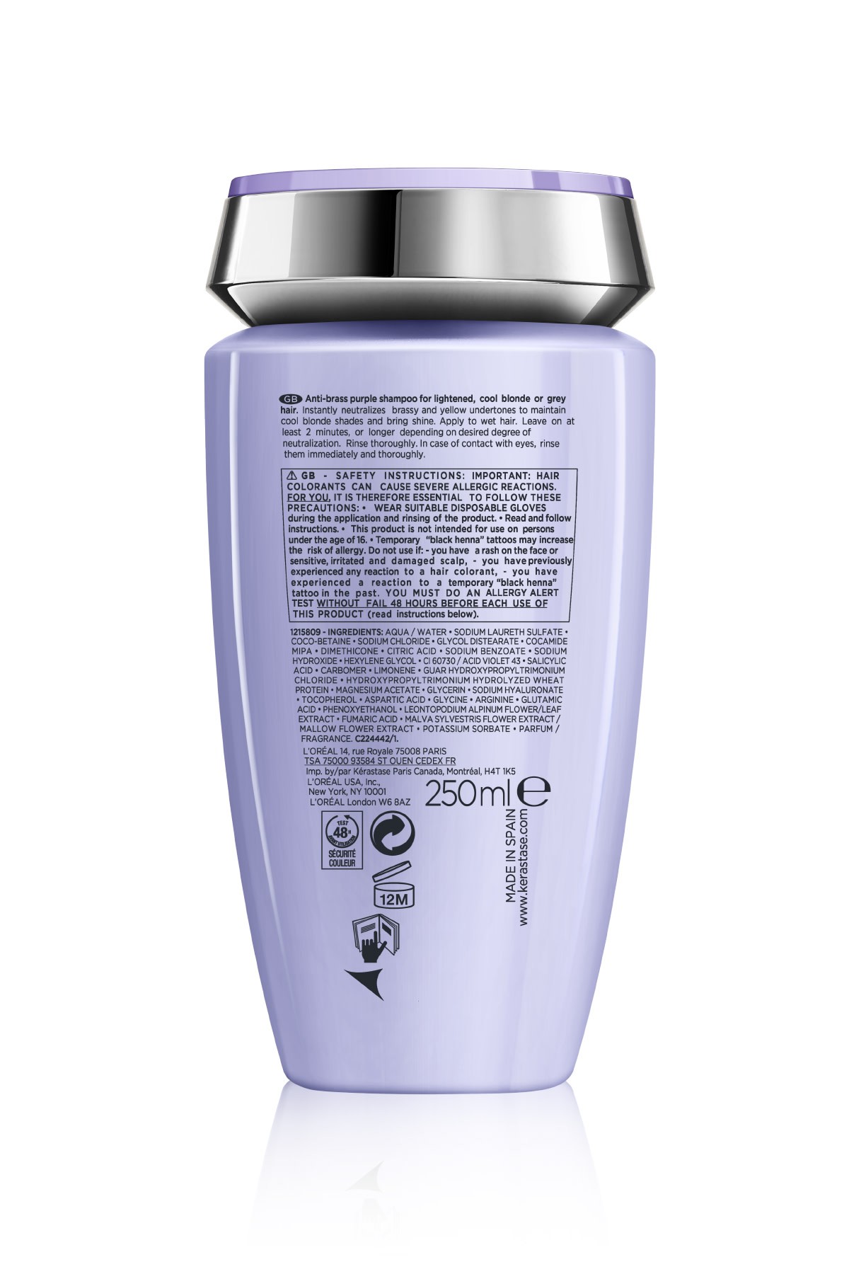 Kerastase Blond Absolu Bain Ultra-violet Turuncu Yansımaları Nötralize Eden Şampuan 250 ml