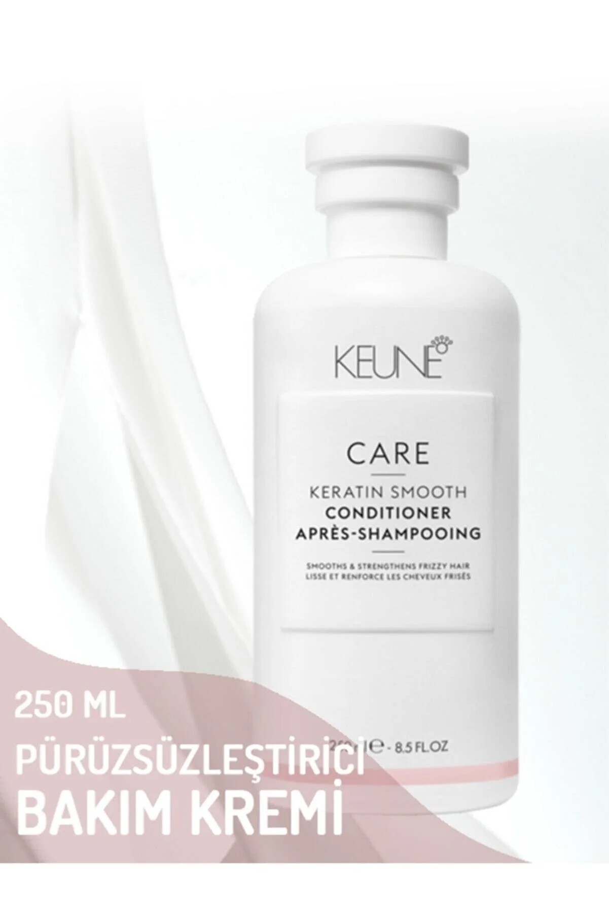 Keune Keratin Smooth Conditioner - Elektriklenmiş Saçlar Için Krem250 Ml 