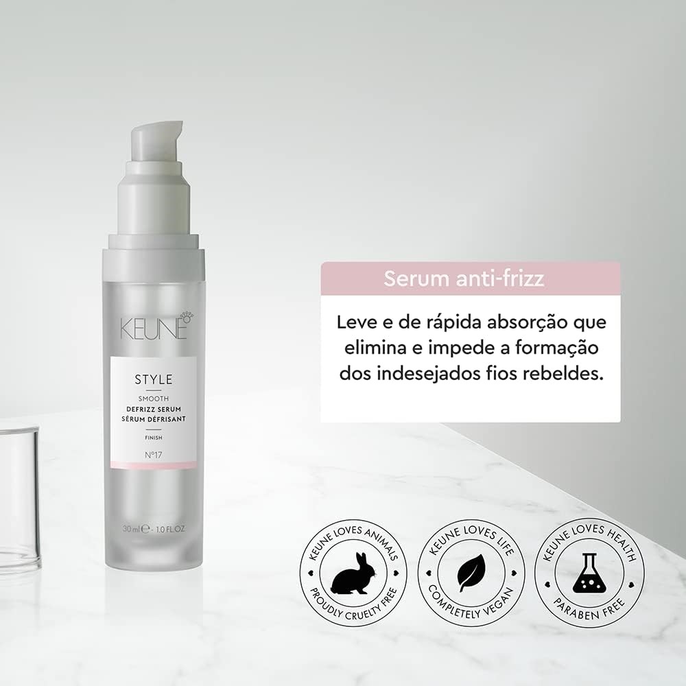 Keune Style Defrizz -Kabarama Karşıtı Pürüssüzleştirici Serum 30 ml