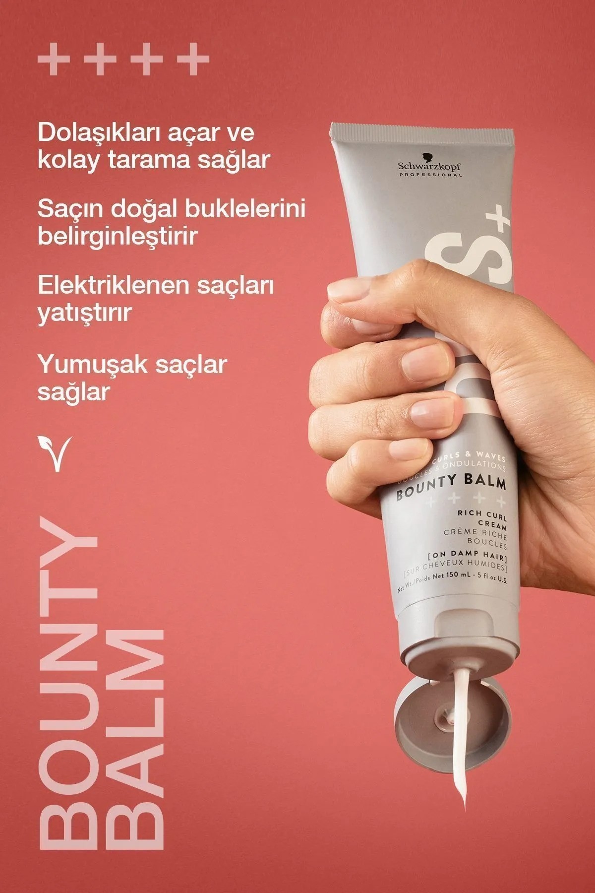 Osis Bounty Balm Kabaran Saçlar İçin Elektiriklenme Karşıtı  ve Bukle Beliginleştirici Saç Kremi 150ml