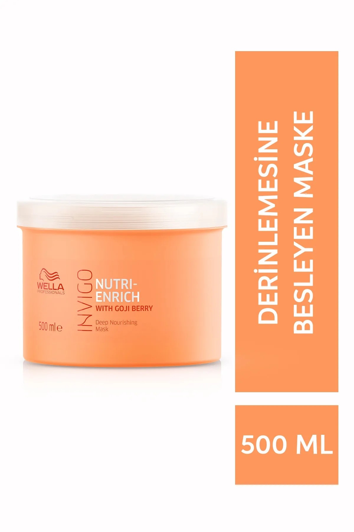 Wella Invigo Nutri-enrich Deep Nourishing Yıpranmış Saçlar İçin Onarıcı Maske 500 ml