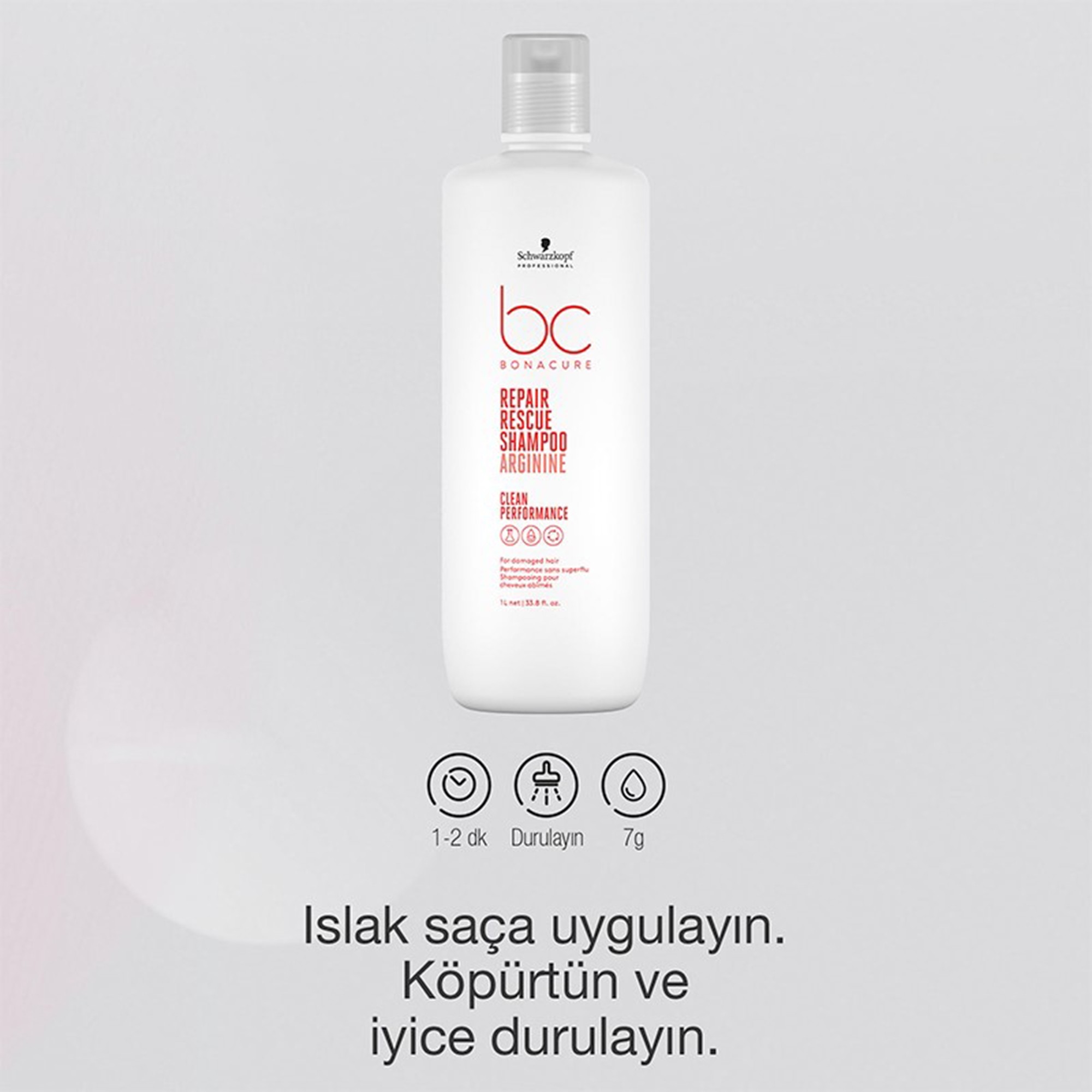 Bonacure Bc Clean Zarar Görmüş ve Yıpranmış Saçlar İçin Acil Kurtarma Şampuanı 1000ml