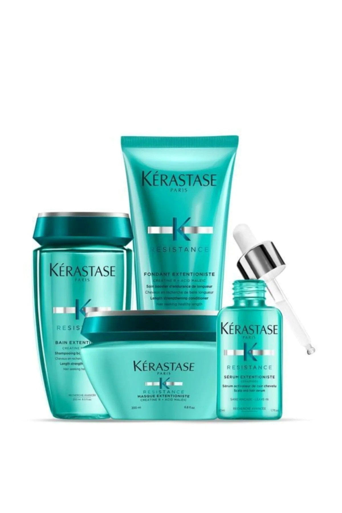 Kerastase Resistance Extentioniste Saçları Kökten Uca Yenileyici ve Sağlıklı Saç Uzatıcı 4'lü