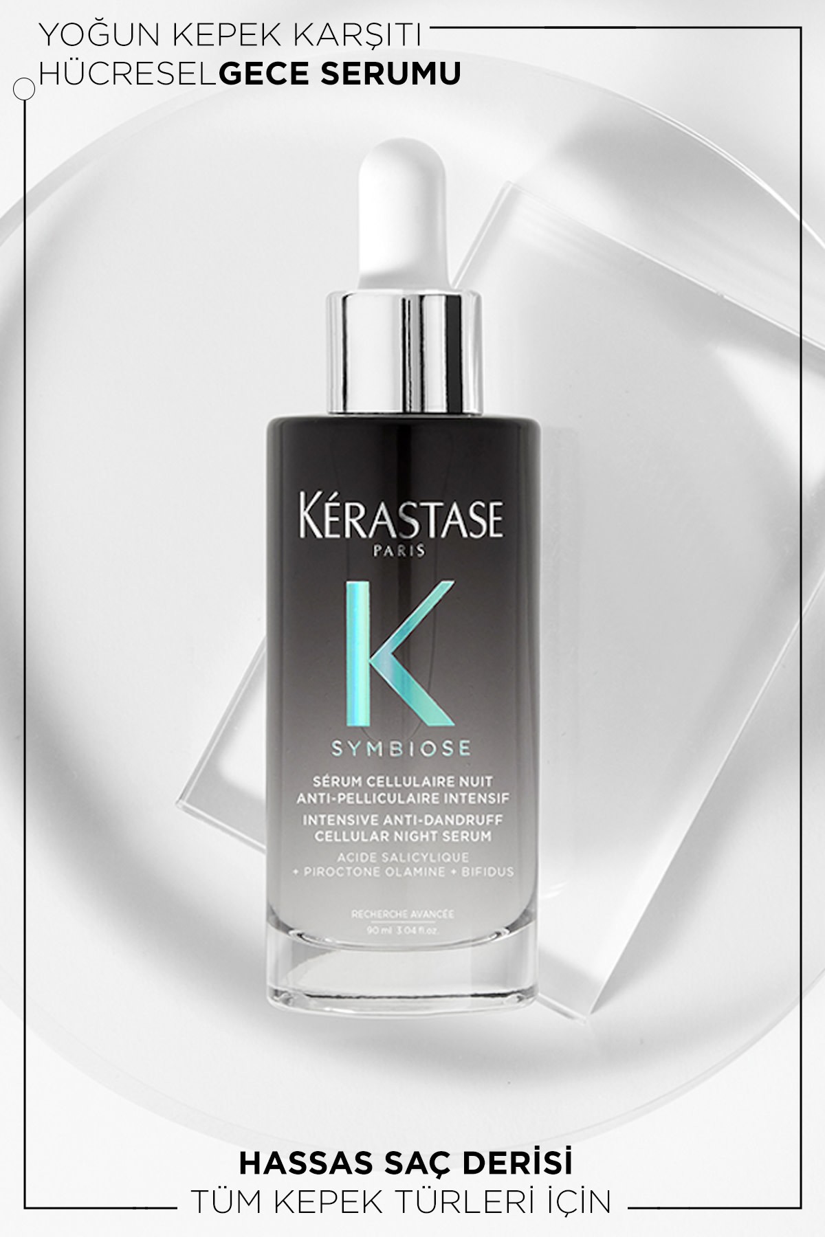 Kerastase Symbiose Yoğun Kepek Karşıtı Hücresel Gece Serumu 90 ml 