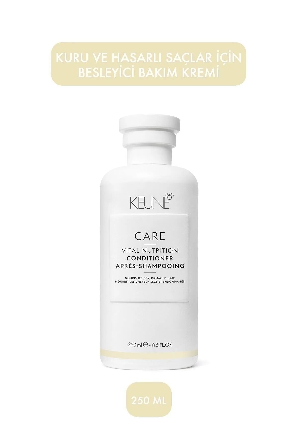 Keune Vital Nutrition Kuru ve Yıpranmış Saçlar İçin  Derinlemesine Besleyen Bakım Kremi 250 Ml