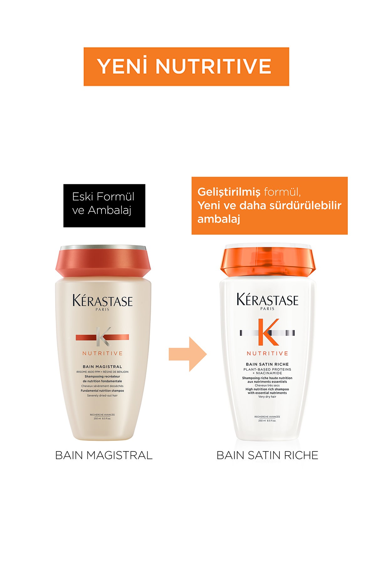 Kerastase Nutritive Bain Satin Riche Yoğun Nemlendirici Şampuan 250 ml