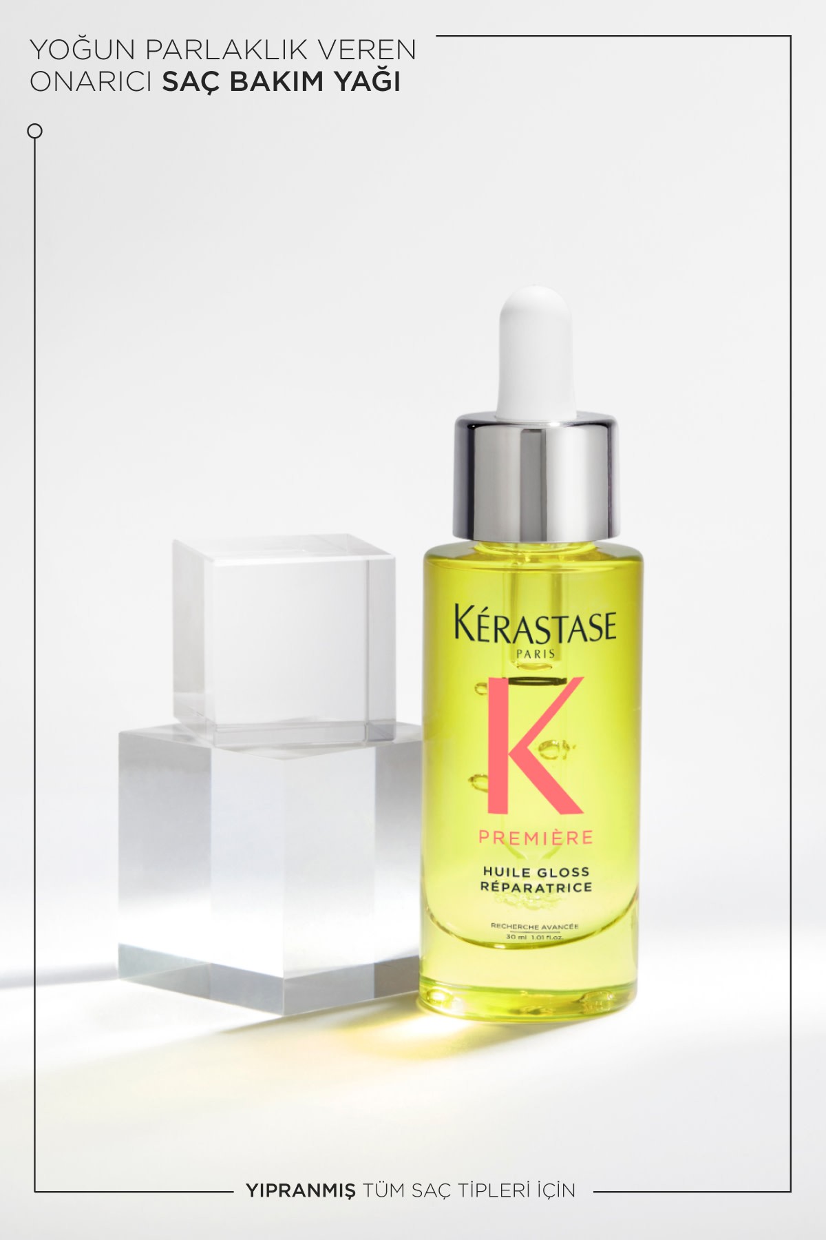 Kerastase Premiere Huile Gloss Réparatrice Yoğun Parlaklık Veren Onarıcı Saç Bakım Yağı 30 ml