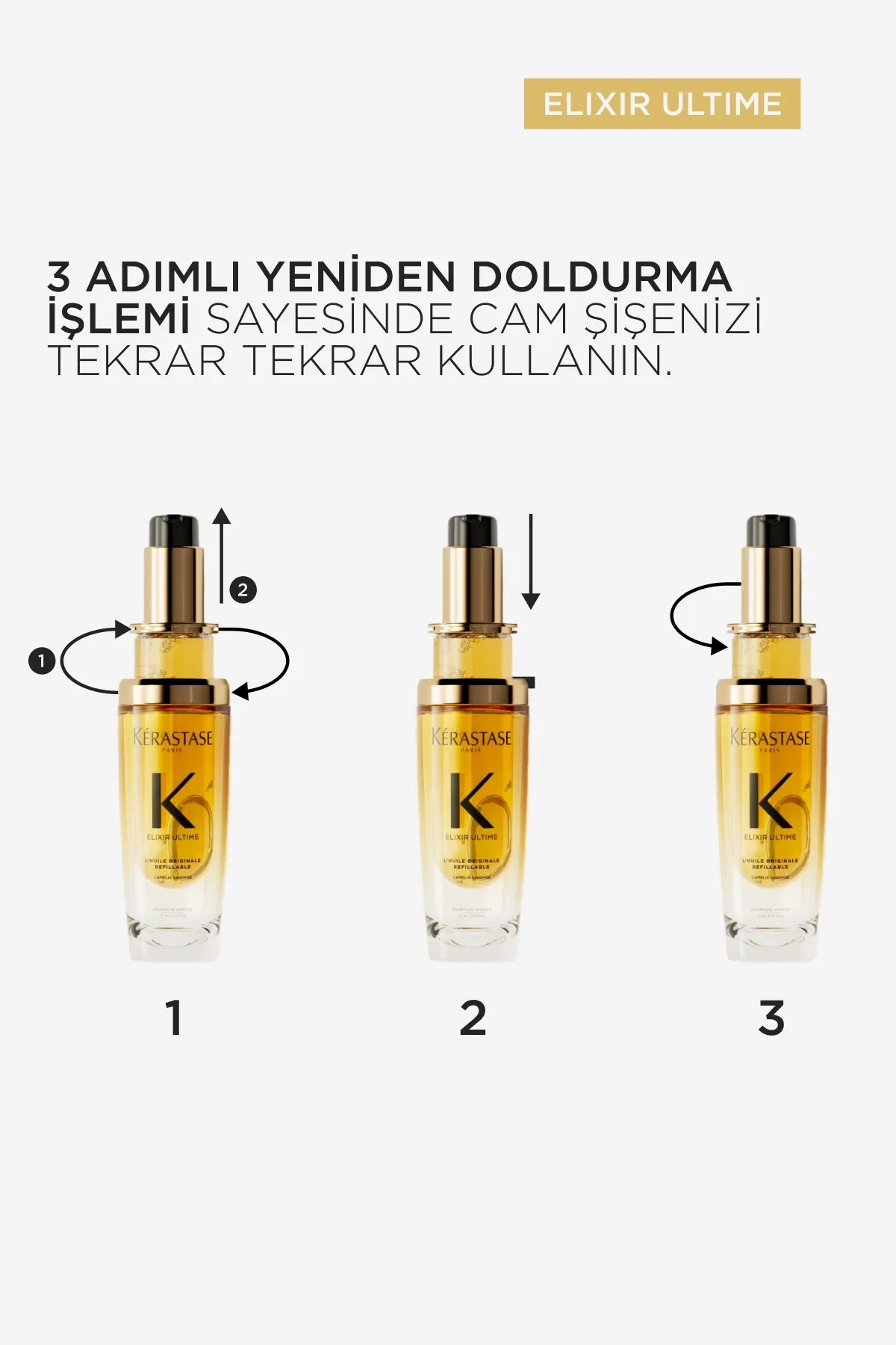 Kerastase Elixir Ultime Saç Bakım Yağı Refill 75 ml 