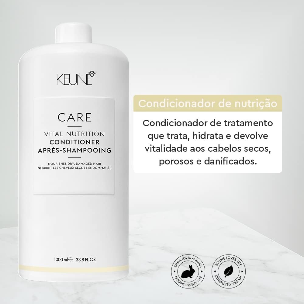 Keune Vital Nutrition Kuru ve Yıpranmış Saçlar İçin Derinlemesine Besleyen Bakım Kremi 1000 Ml