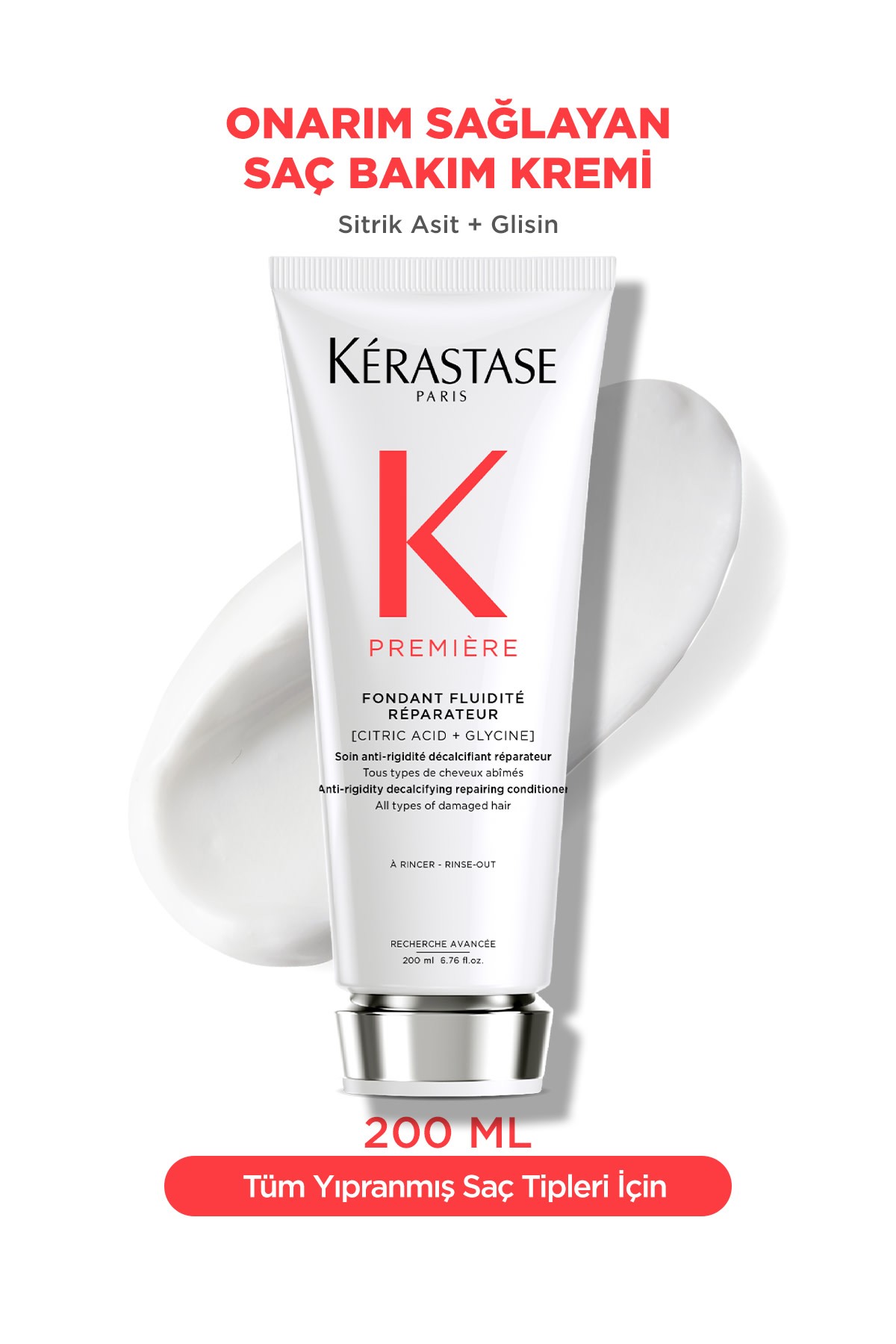 Kerastase Premiere Fondant Fluidite Reparateur Onarım Sağlayan Saç Bakım Kremi 200 ml