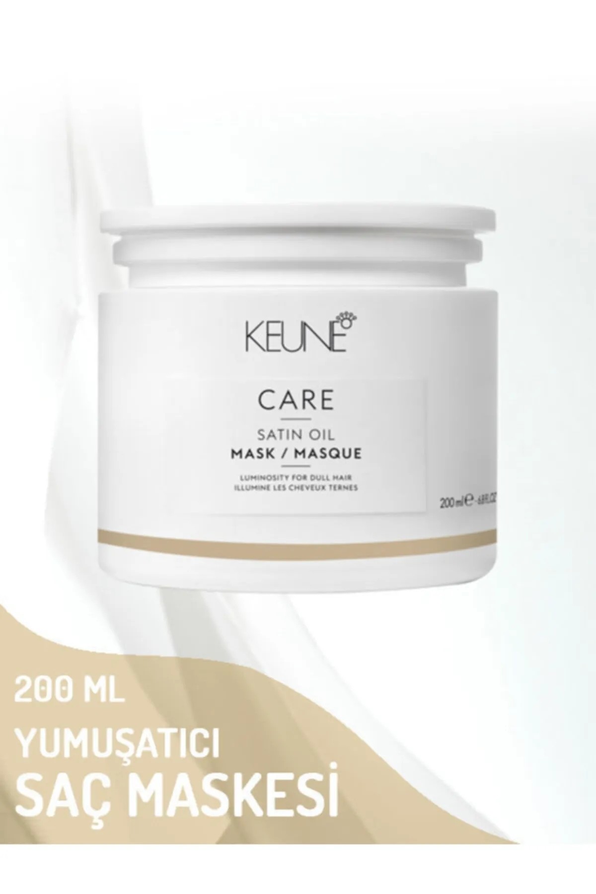 Keune Satin Oil Kuru Ve Cansız Saçlar Için Yumuşatıcı Bakım Maskesi 200 ml