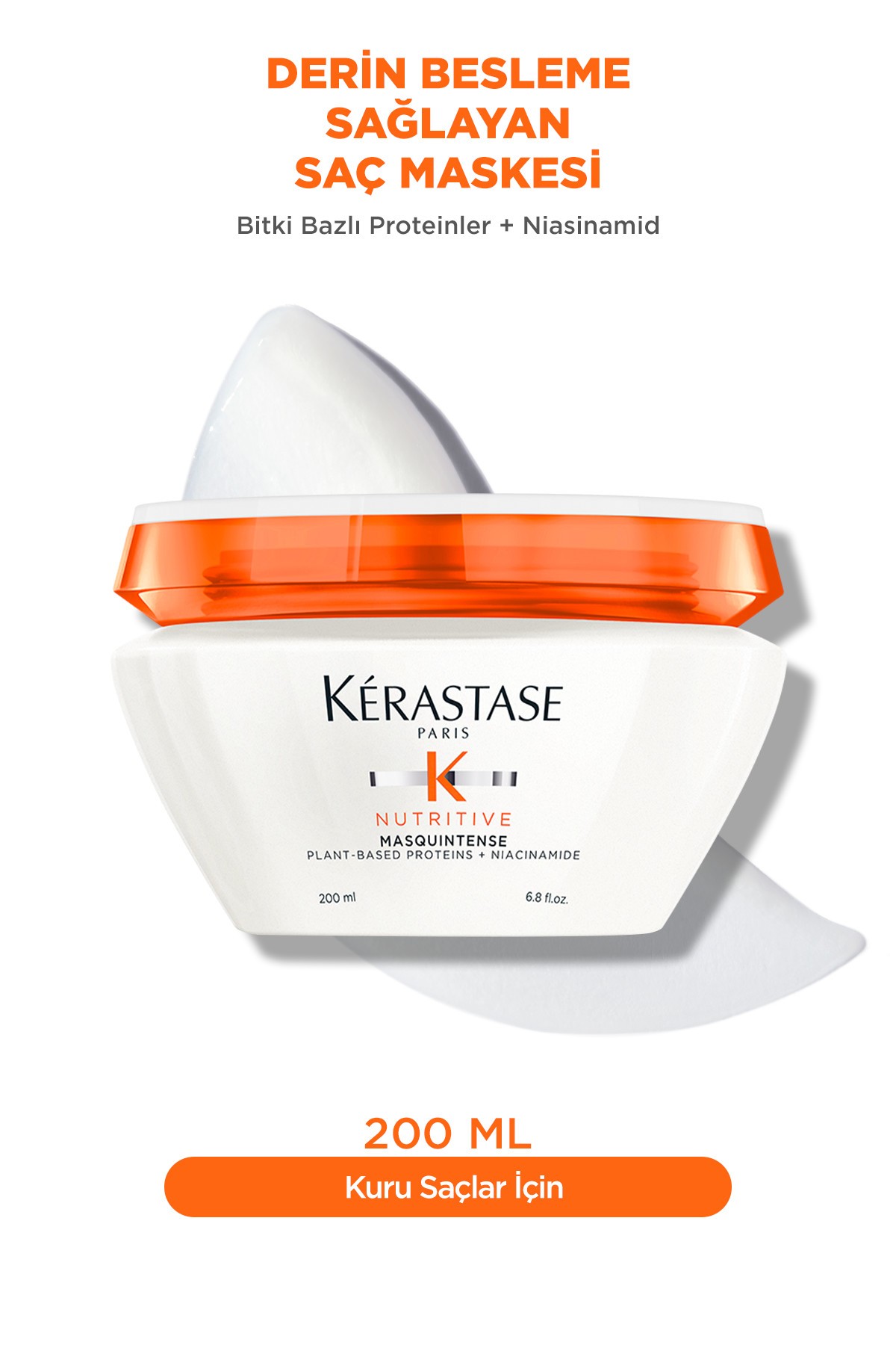 Kerastase Nutritive Masquintense Riche Derin Beslenme ve Nem Sağlayan Yoğun Saç Maskesi 200 ml