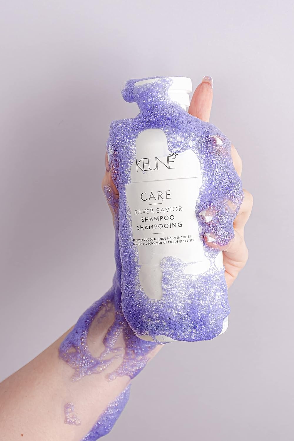 Keune *-/Keune Care Silver Savior Shampoo Gri Beyaz Platin Saçlar İçin Mor Şampuan 300 Ml