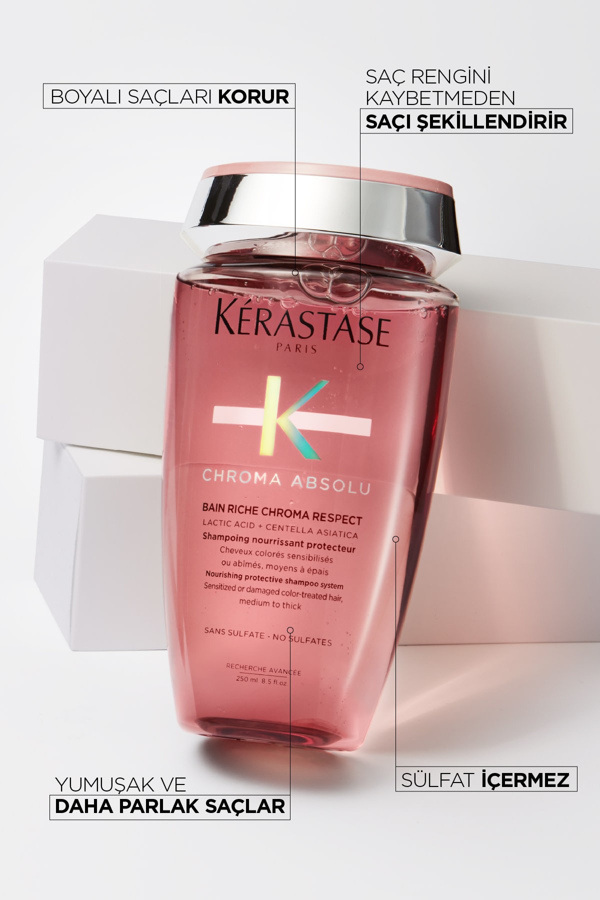 Kerastase Chroma Absolu Bain Riche Boyalı Saçlar Için Besleyici Ve Koruyucu Şampuan 250 ml