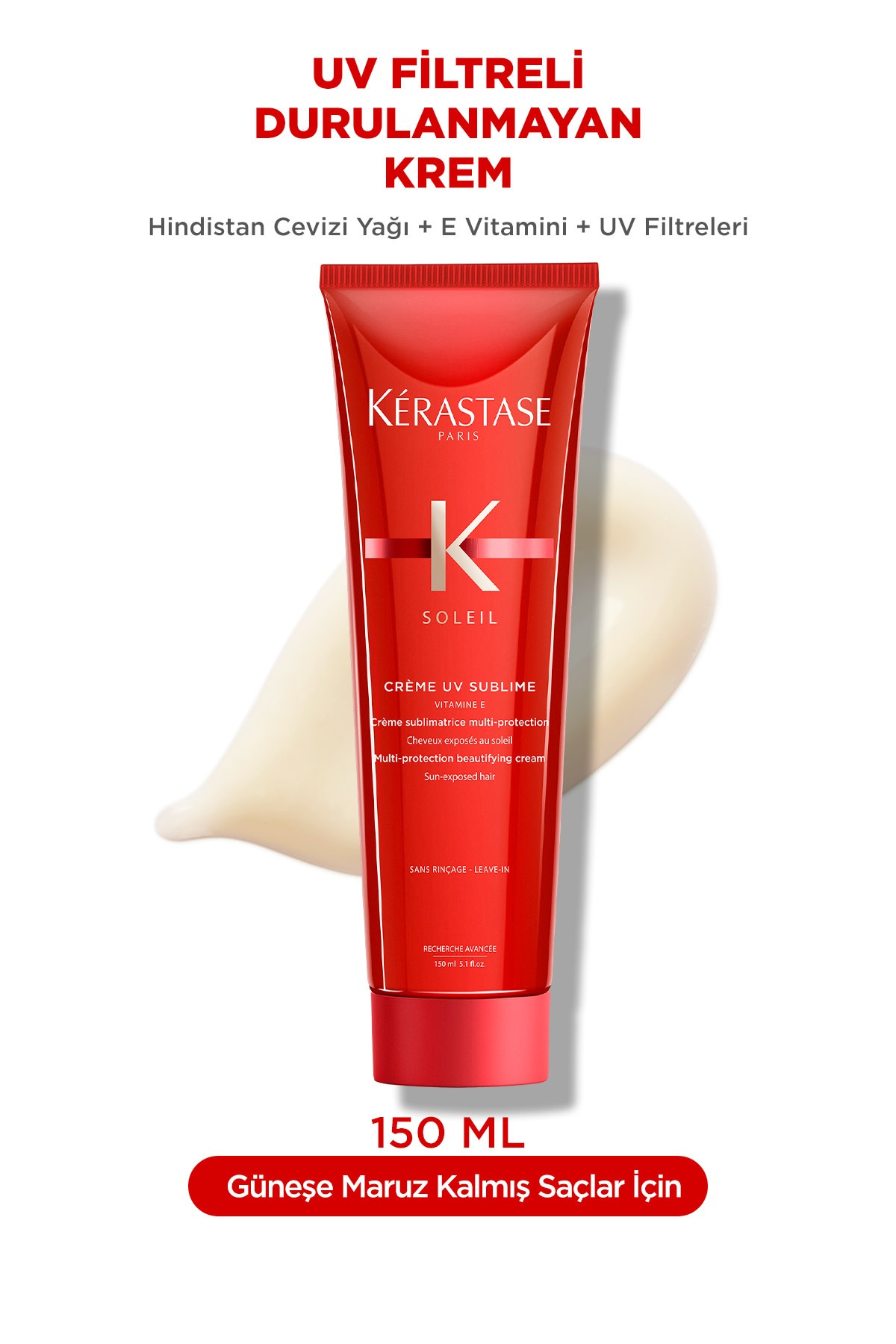 Kerastase Soleil Creme Uv Sublime UV Filtreli Nemlendirici Krem 150 ml