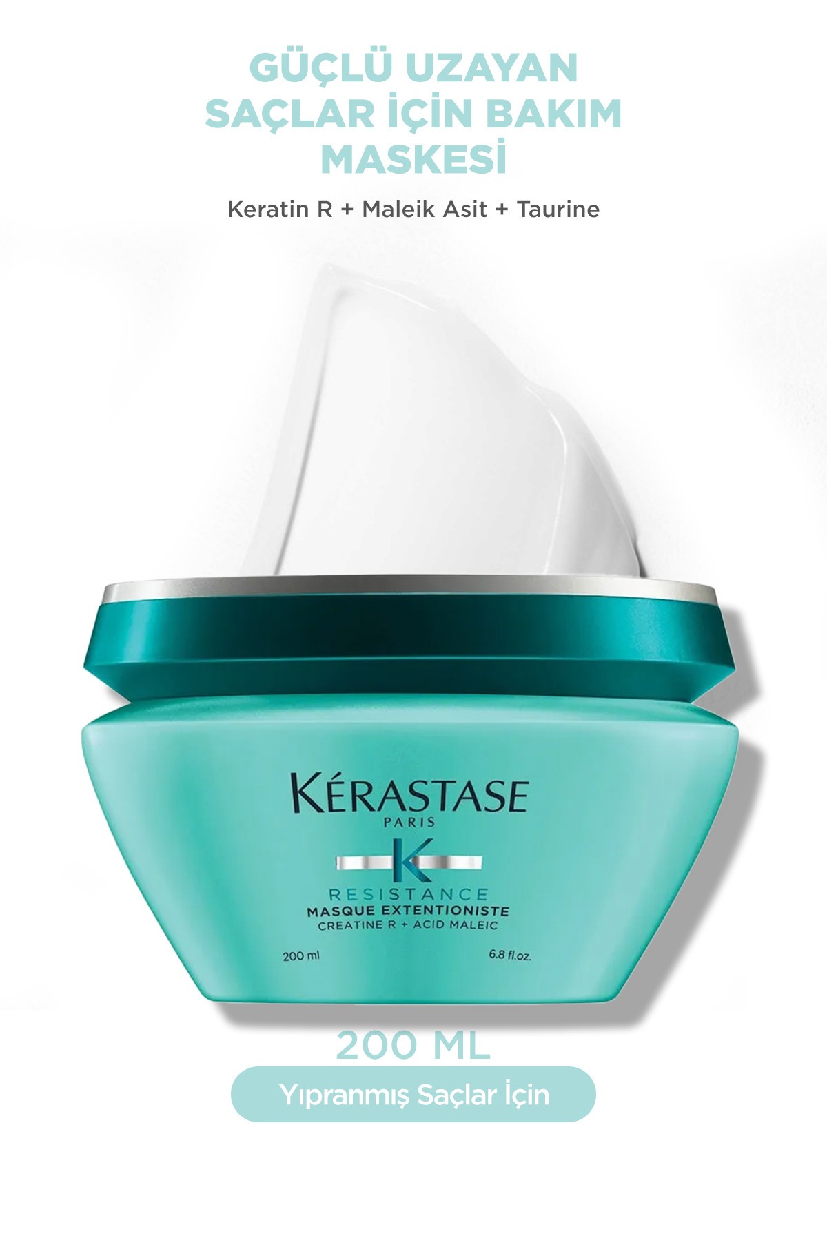 Kerastase Resistance Masque Extentioniste Daha Uzun Ve Güçlü Saçlar Için Onarıcı Maske 200 ml 