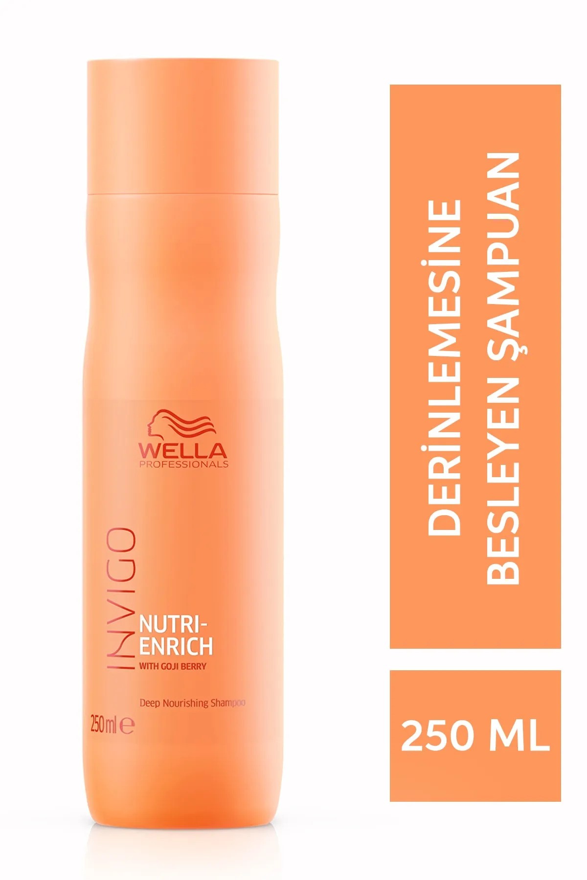 Wella Invigo Nutri-Enrich Yıpranmış Kuru Saçlar İçin Derinlemesine Nemlendirici ve Onarıcı Şampuan 250ml