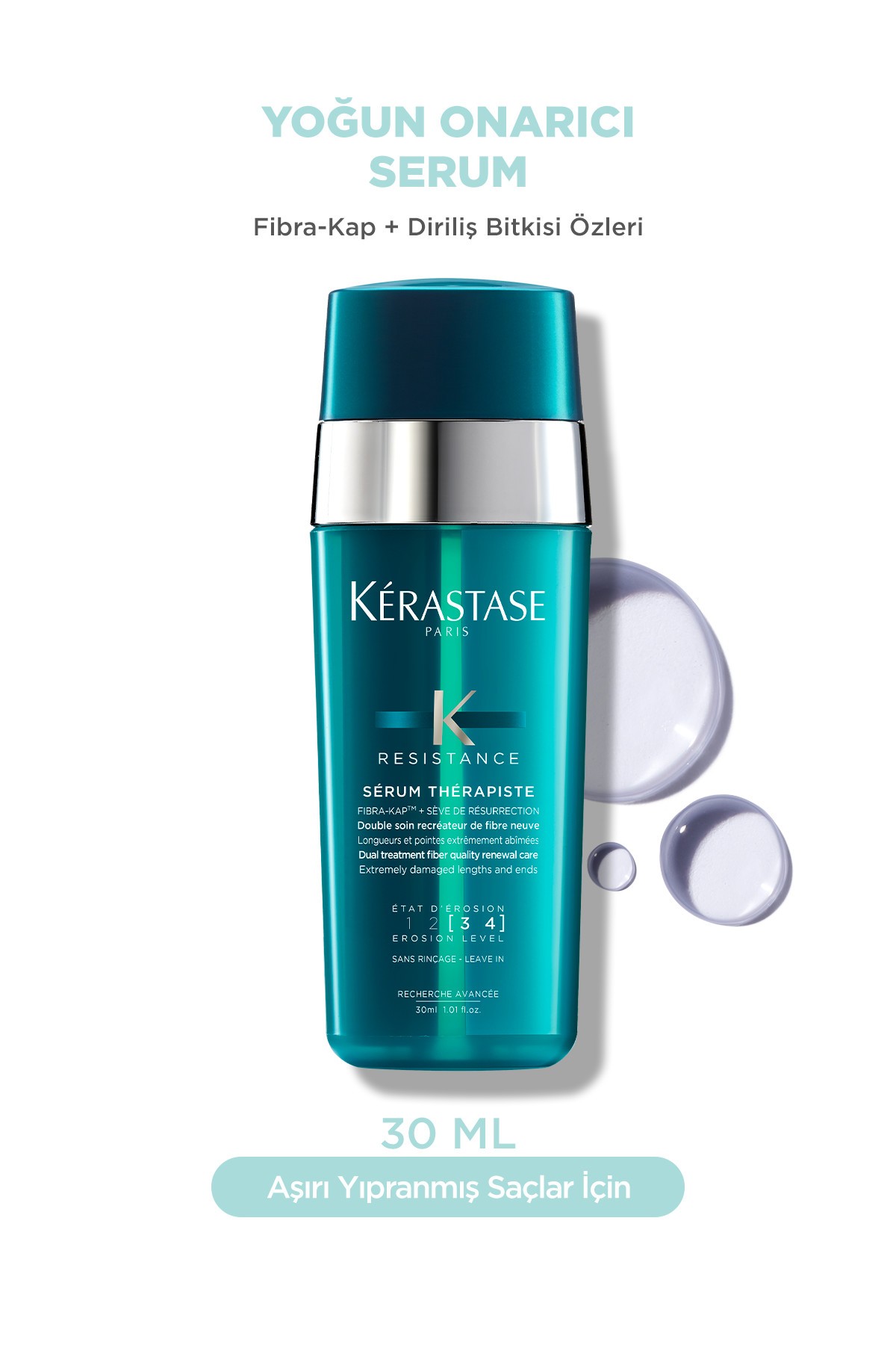 Kerastase Resistance Sérum Thérapiste Çok Yıpranmış Ve Aşırı Işlem Görmüş Saçlar Için Onarıcı Serum 30 ml