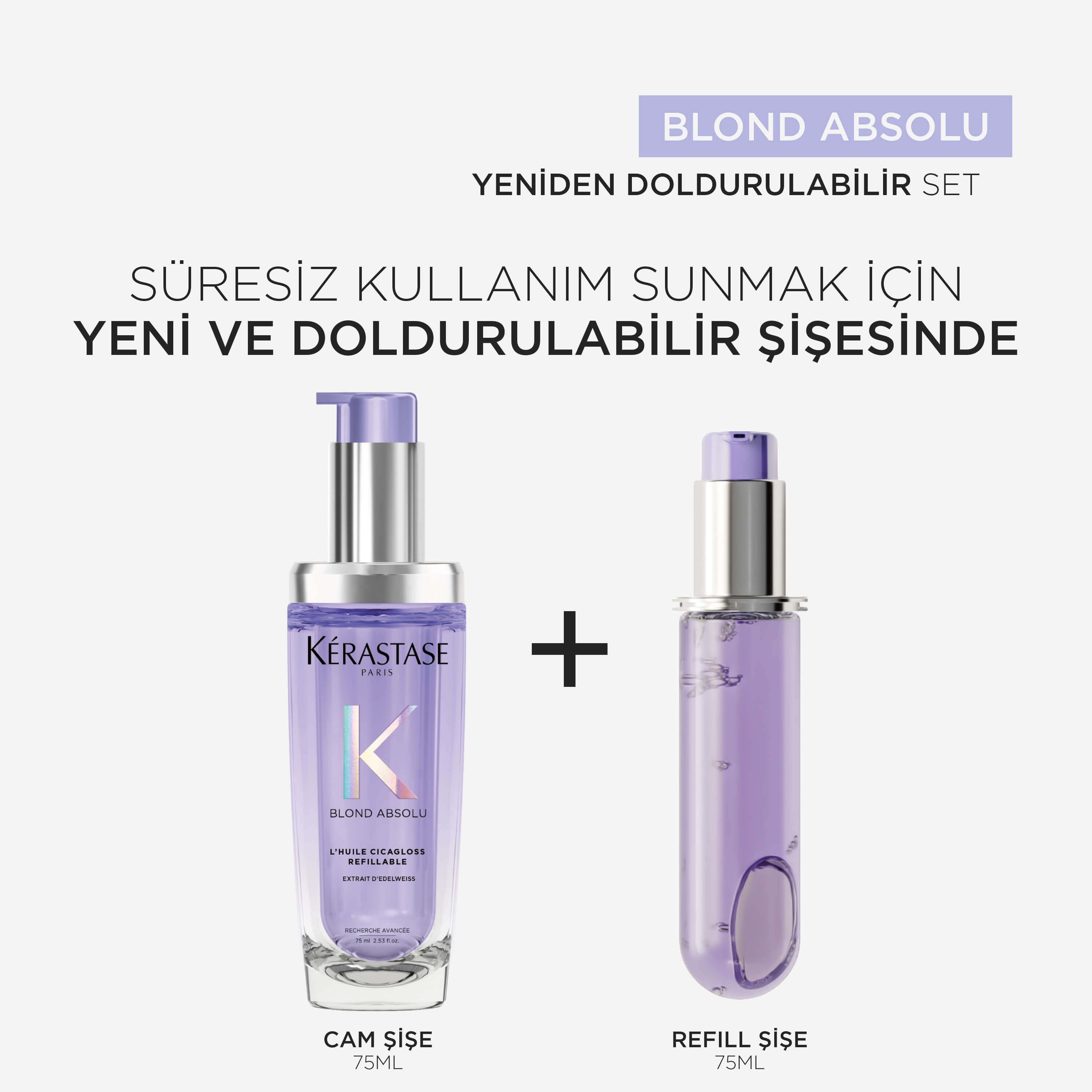 Kerastase Blond Absolu L'huile Cicagloss Sarı Saçlar Için Nemlendirici Saç Bakım Yağı 75 ml