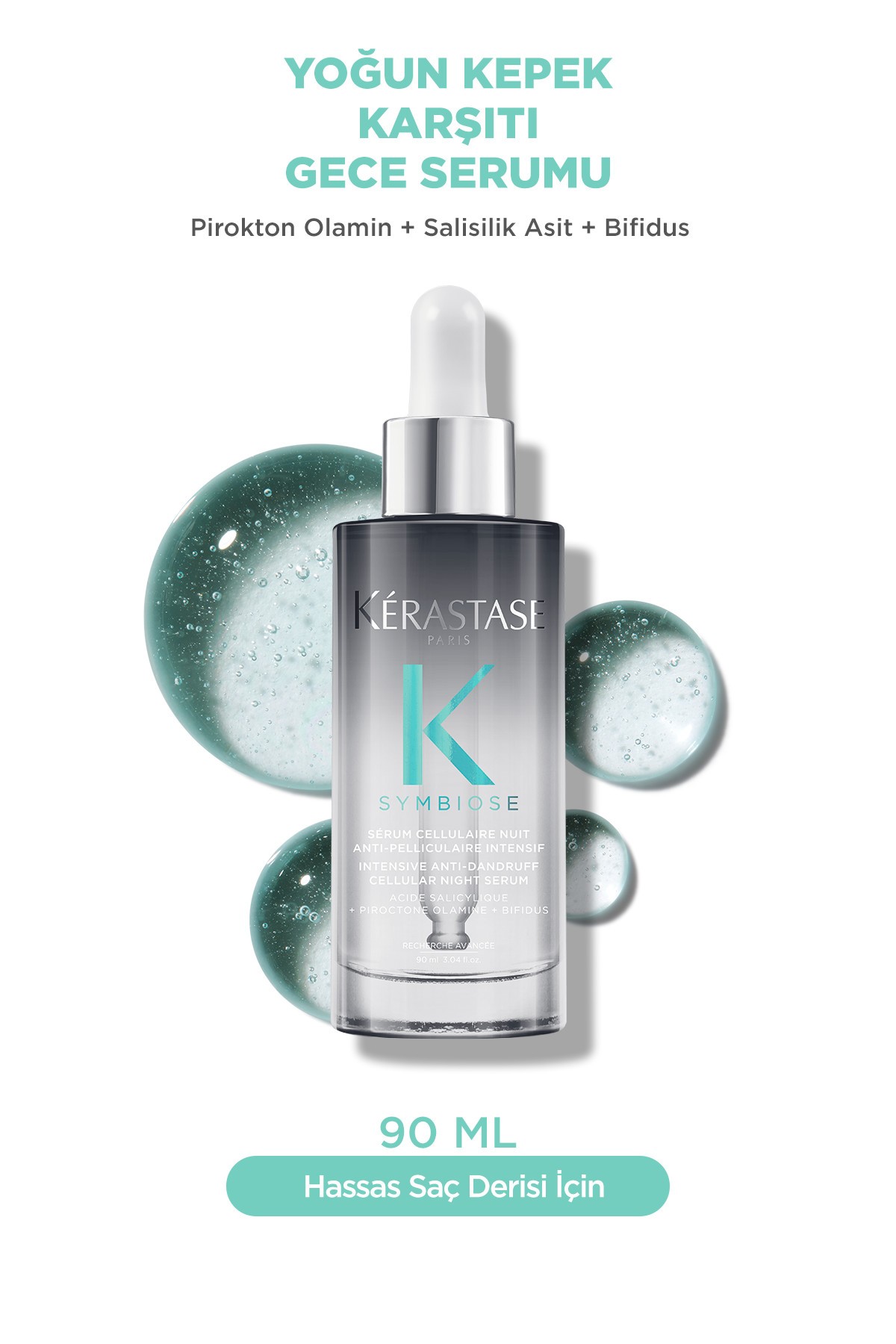 Kerastase Symbiose Yoğun Kepek Karşıtı Hücresel Gece Serumu 90 ml 