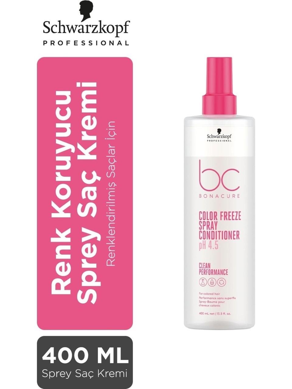 Bonacure Bc Clean Renk Koruyucu Sprey Saç Kremi 400ml