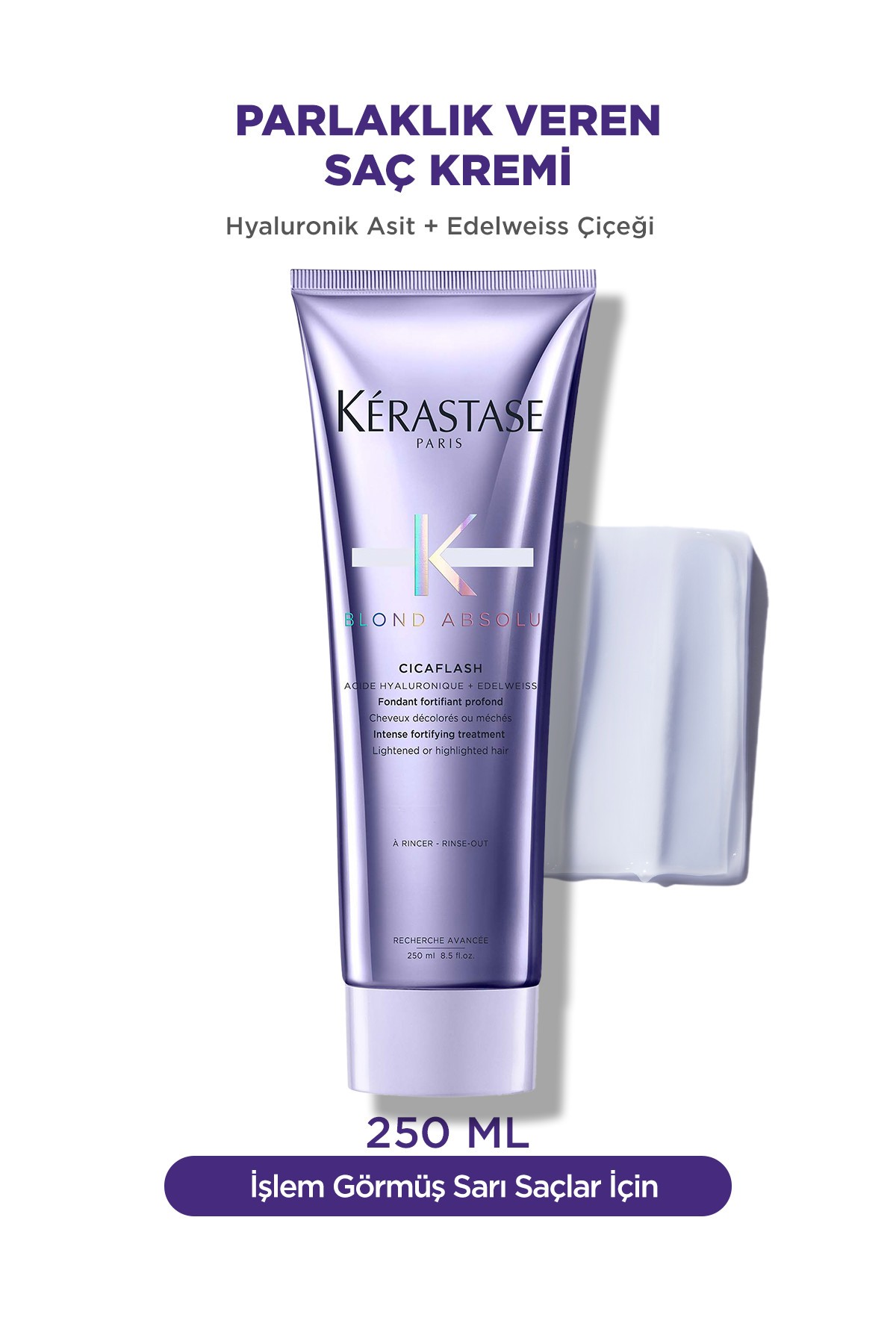 Kerastase Blond Absolu Cicaflash Sarı Saçlar Için Parlaklık Veren Durulanan Saç Bakım Kremi 250 ml