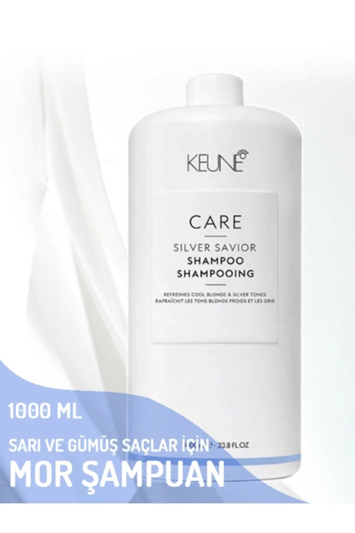 Keune Care Silver Savior Shampoo Turunculaşma Karşıtı Mor Şampuan 1000ml