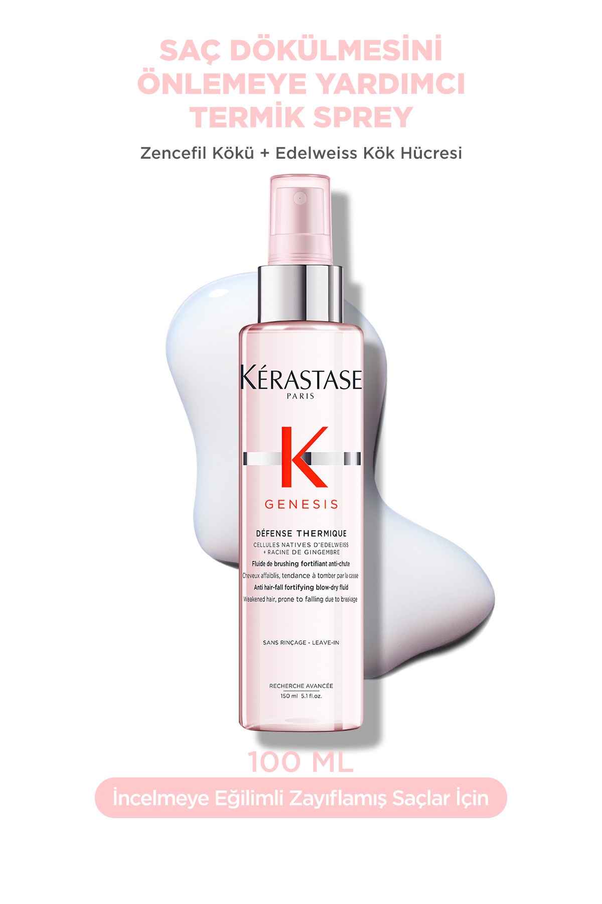 Kerastase Genesis Défense Thermique Dökülme Karşıtı Güçlendirici Isıdan Koruyucu Saç Spreyi 150 ml