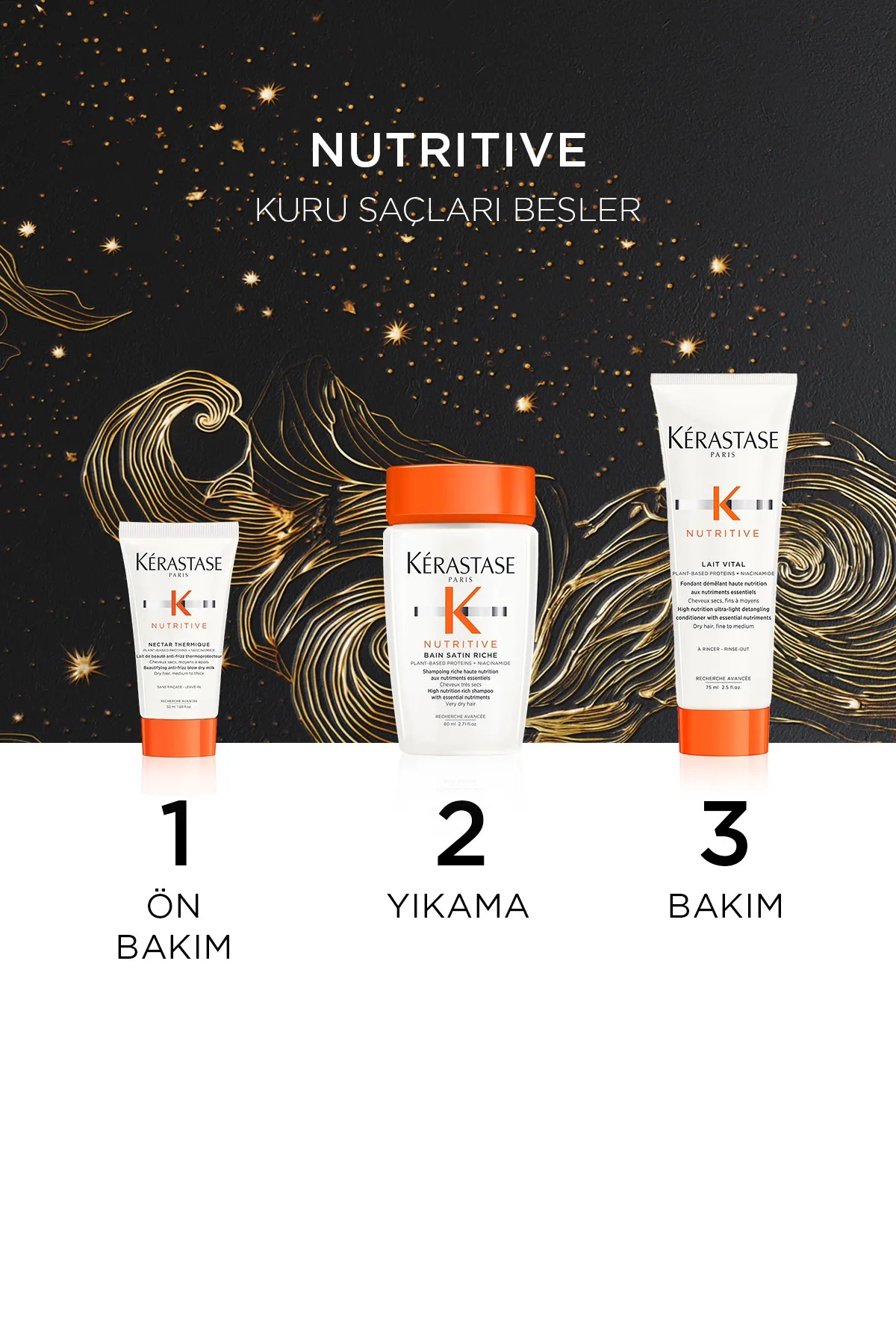 Kerastase Nutritive Essentials Set Kuru Saçlar İçin Mini Boy Tanışma Paketi