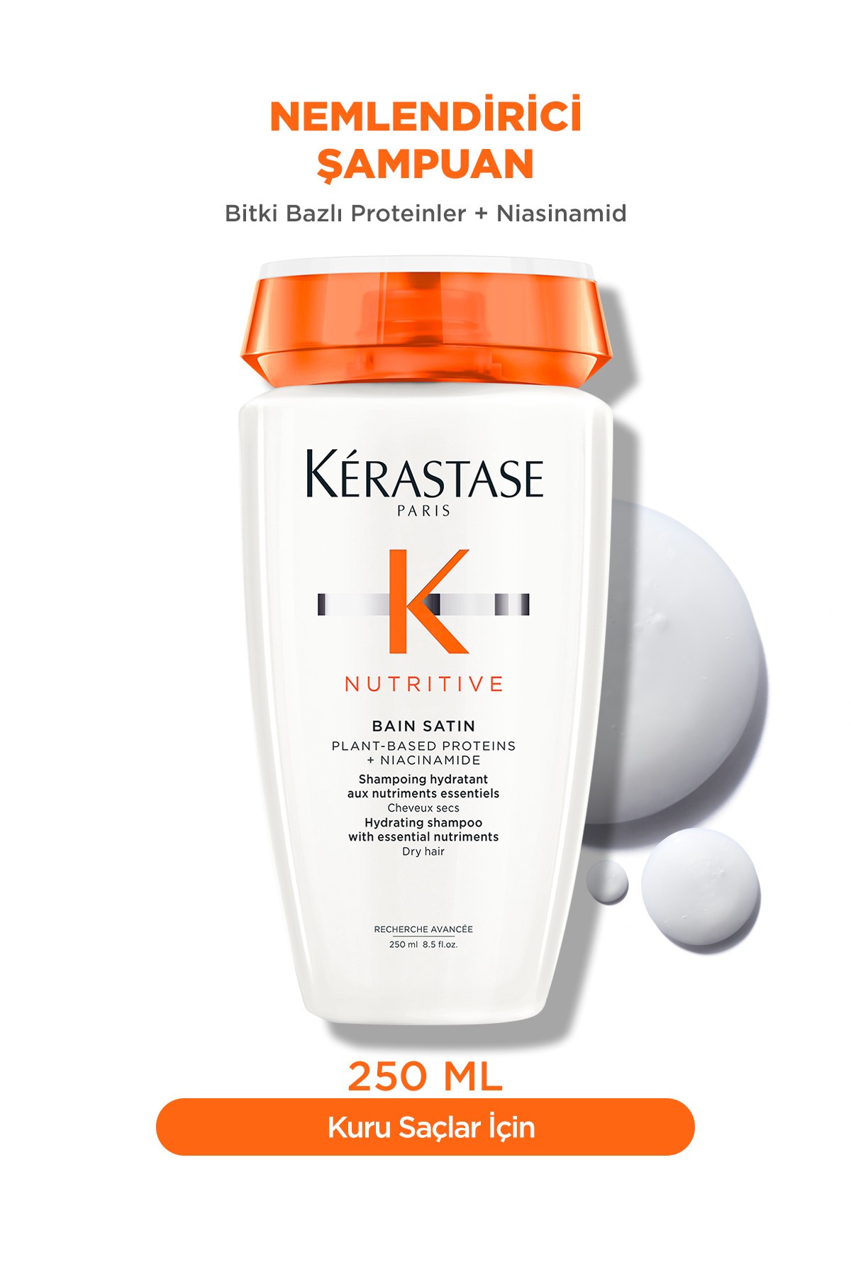 Kerastase Nutritive Bain Satin Yoğun Nemlendirici Şampuan 250 ml