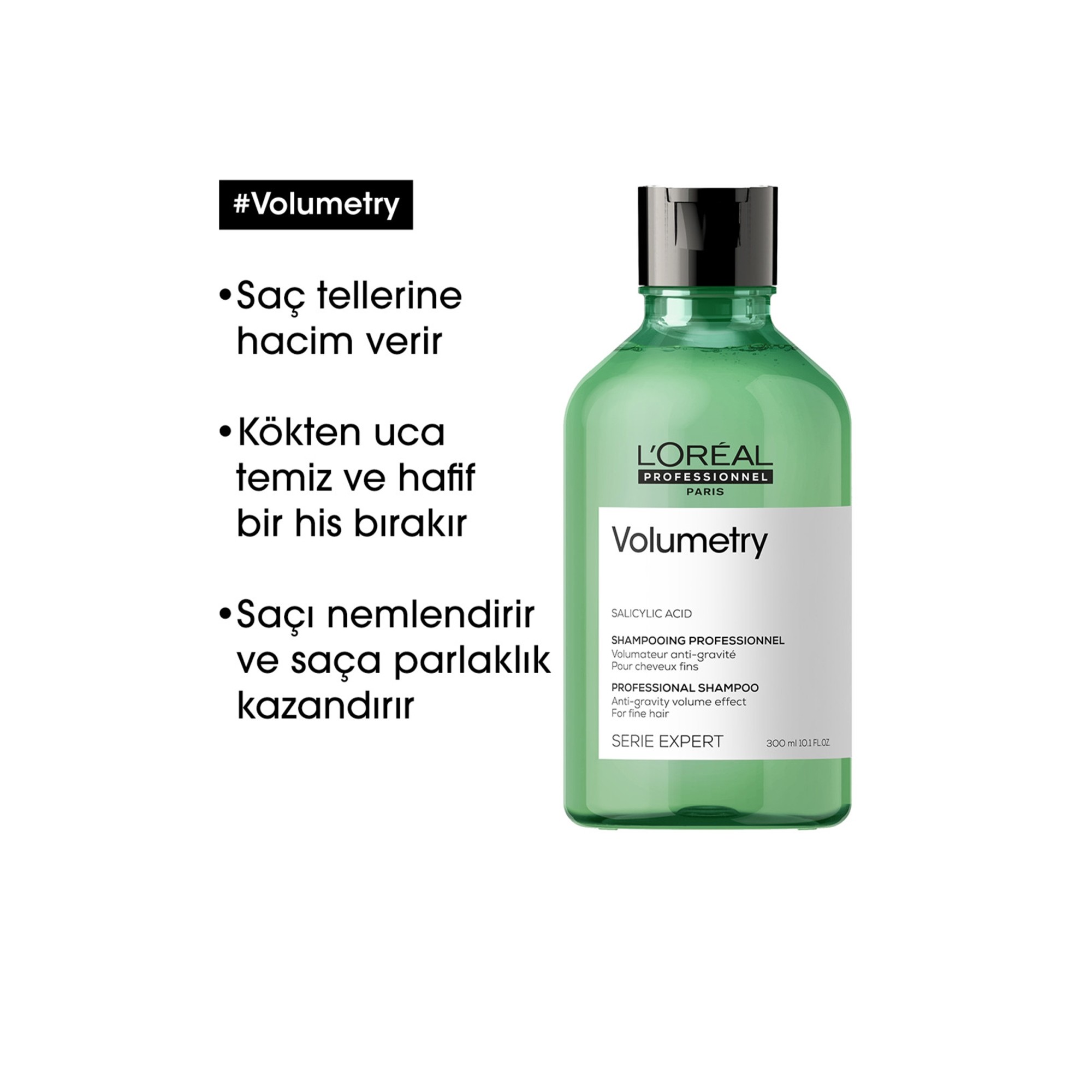 L'oreal Professionnel Paris Serie Expert Volumetry İnce Telli Saçlar için Hacim Veren Şampuan 300 ml