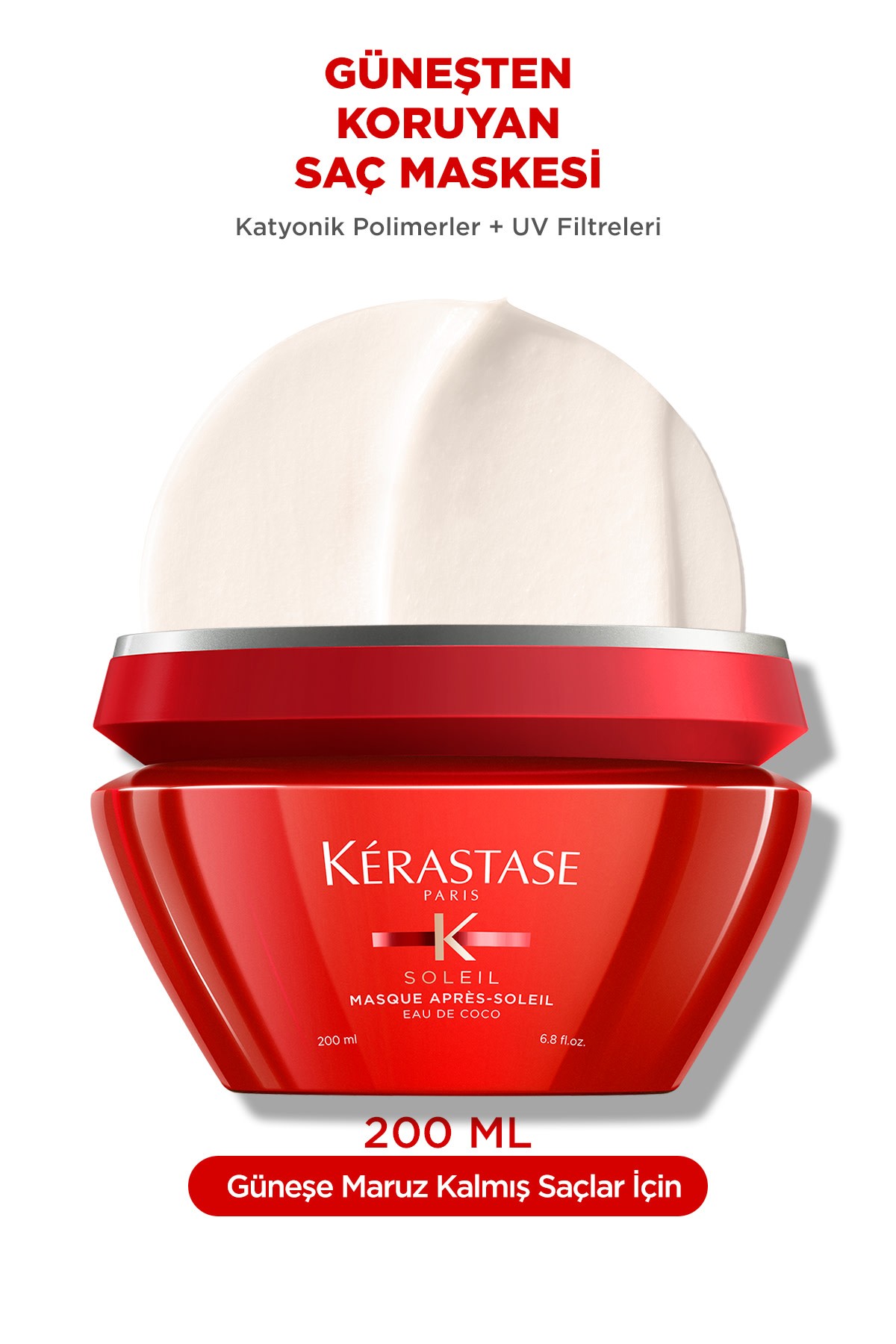 Kerastase Soléil Masque Uv Défense Active Boyalı Saçlar İçin Geliştirilmiş Bir Güneş Sonrası Saç Maskesi 200 ml