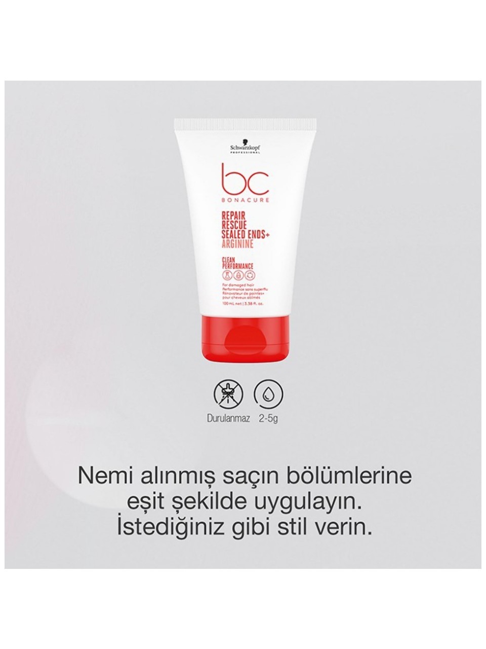 Bonacure Bc Clean Acil Kurtarma -Yıpranmış Saçlar İçin Onarıcı Serum 100ml