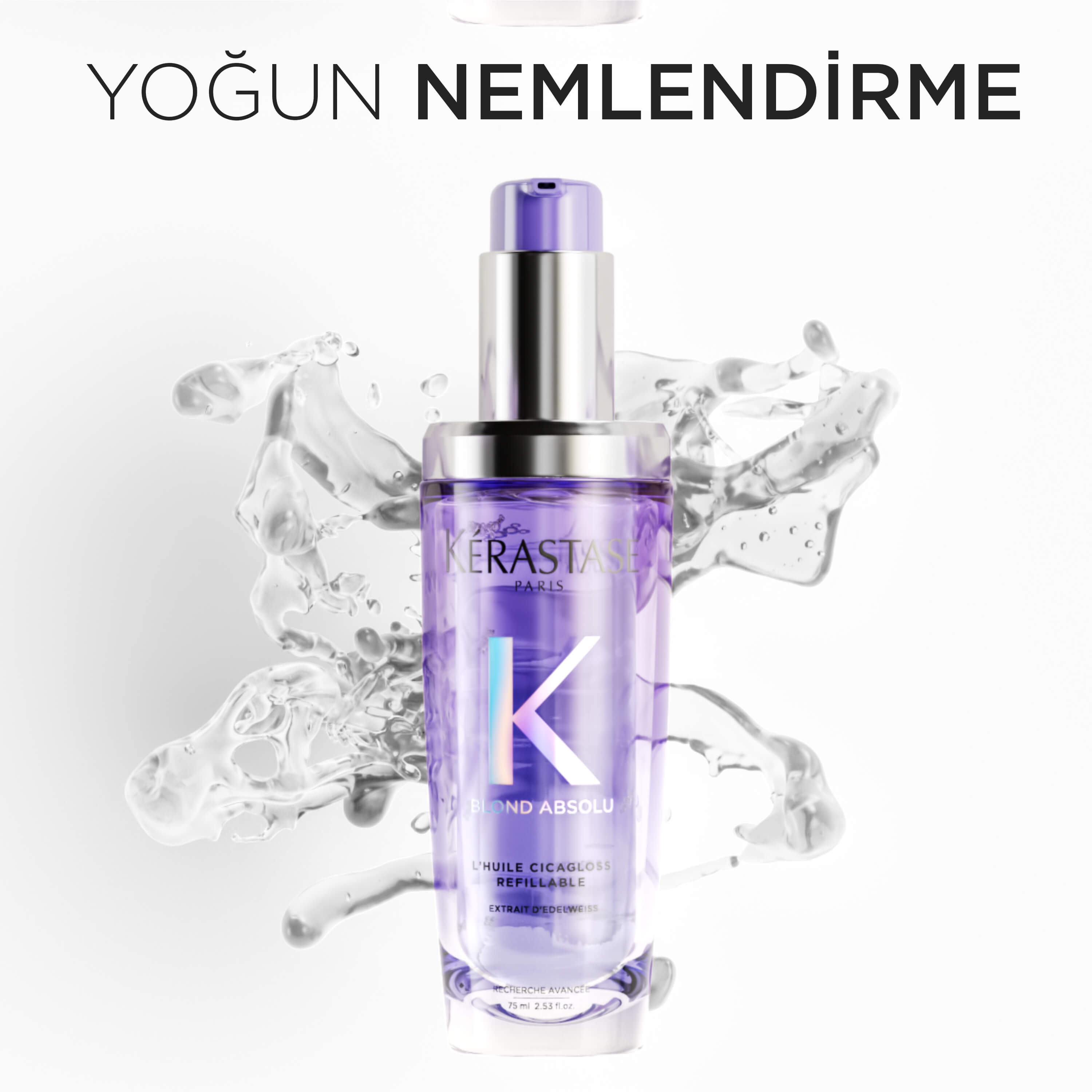 Kerastase Blond Absolu L'huile Cicagloss Sarı Saçlar Için Nemlendirici Saç Bakım Yağı 75 ml
