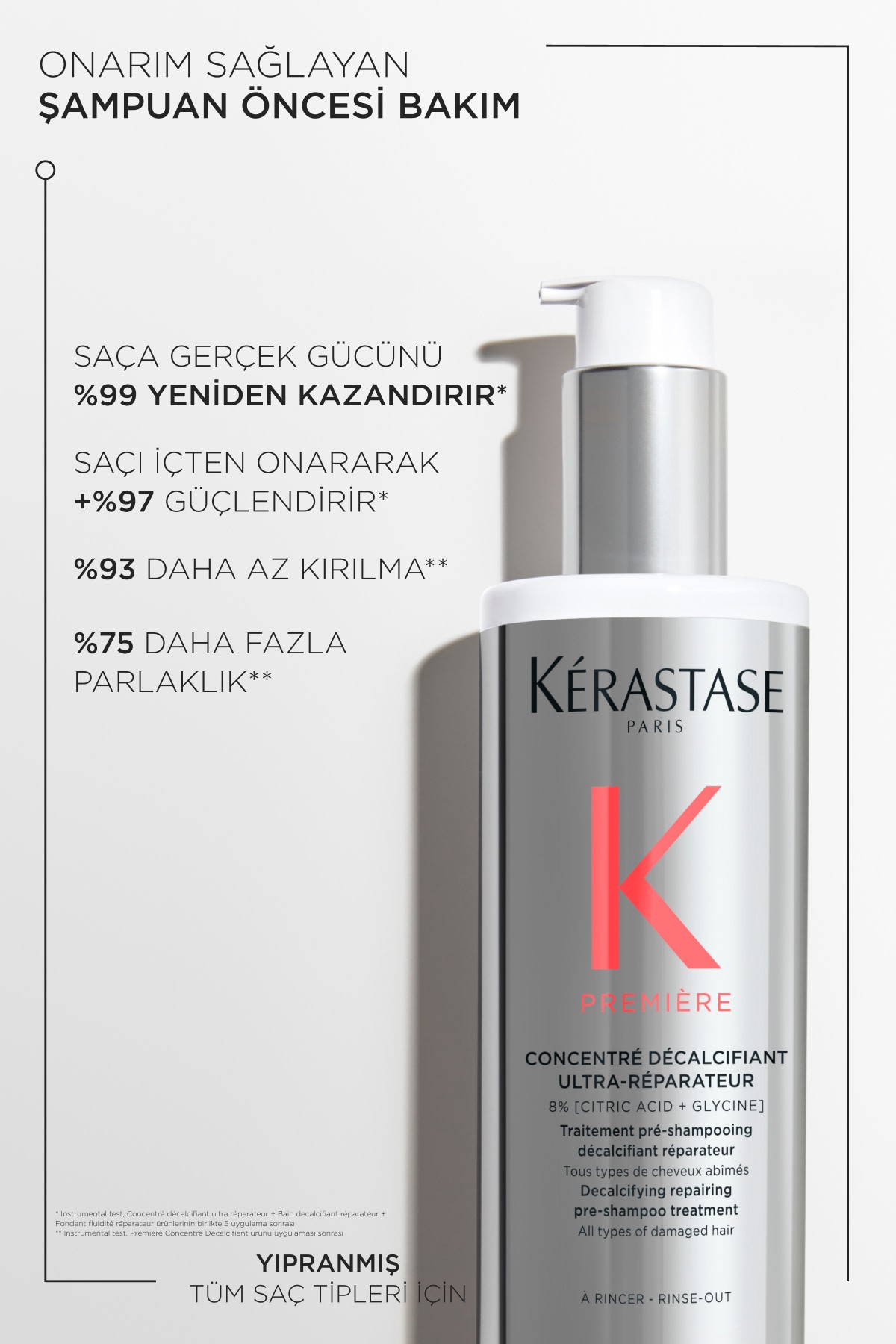 Kerastase Premiere Concentré Décalcifiant Ultra-réparateur Onarım Sağlayan Şampuan Öncesi Bakım 250m