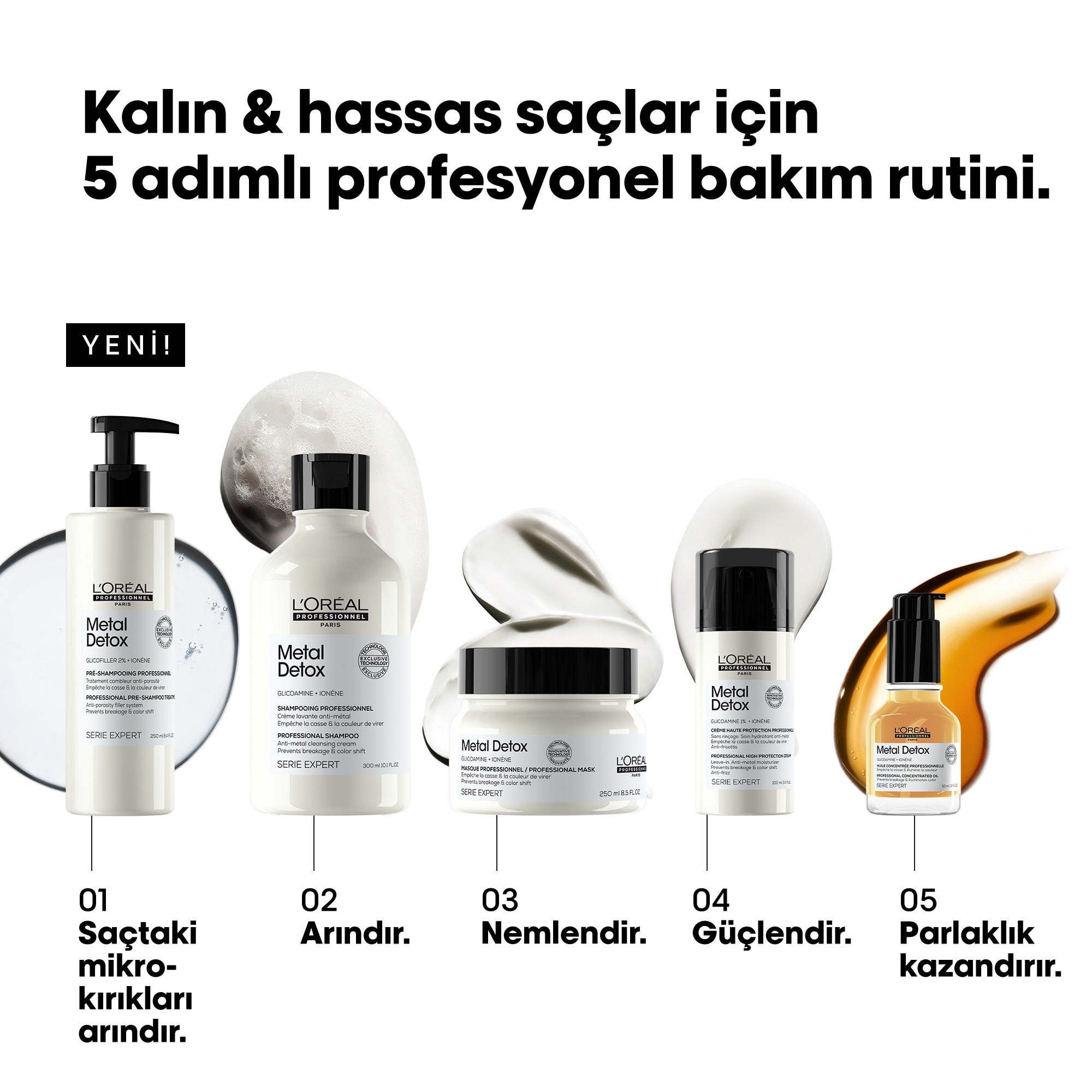 L'oreal Professionnel Serie Expert Metal Detoxİşlem Görmüş Saçlar İçin Şampuan Öncesi Bakım 250ml