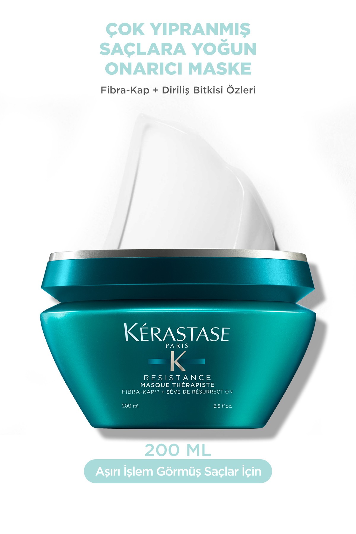 Kerastase Resistance Masque Thérapiste Çok Yıpranmış Ve Aşırı Işlem Görmüş Saçlar Için Yoğun Onarıcı Maske 200 ml