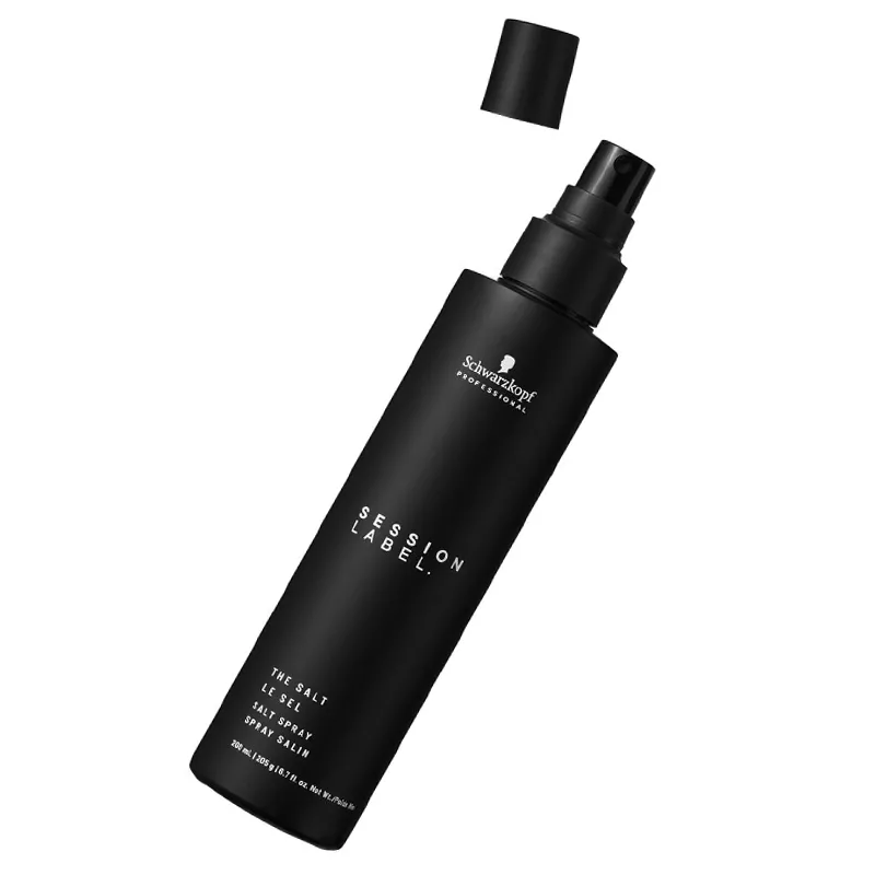 Schwarzkopf The Salt-Mat ve doğal plaj dalgası görünümü Sağlan Deniz Tuzu Spreyi 200 ml