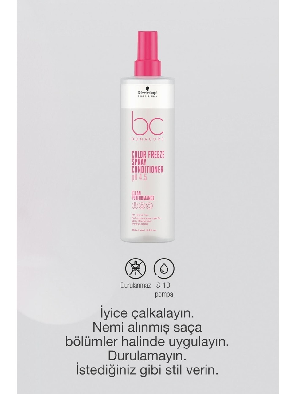 Bonacure Bc Clean Renk Koruyucu Sprey Saç Kremi 400ml