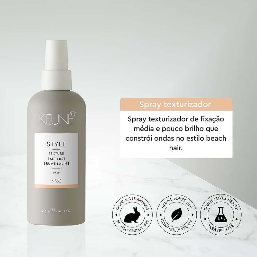 Keune Style Salt Mist N°62 Deniz Tuzu İçeren Saç Spreyi 200ml 