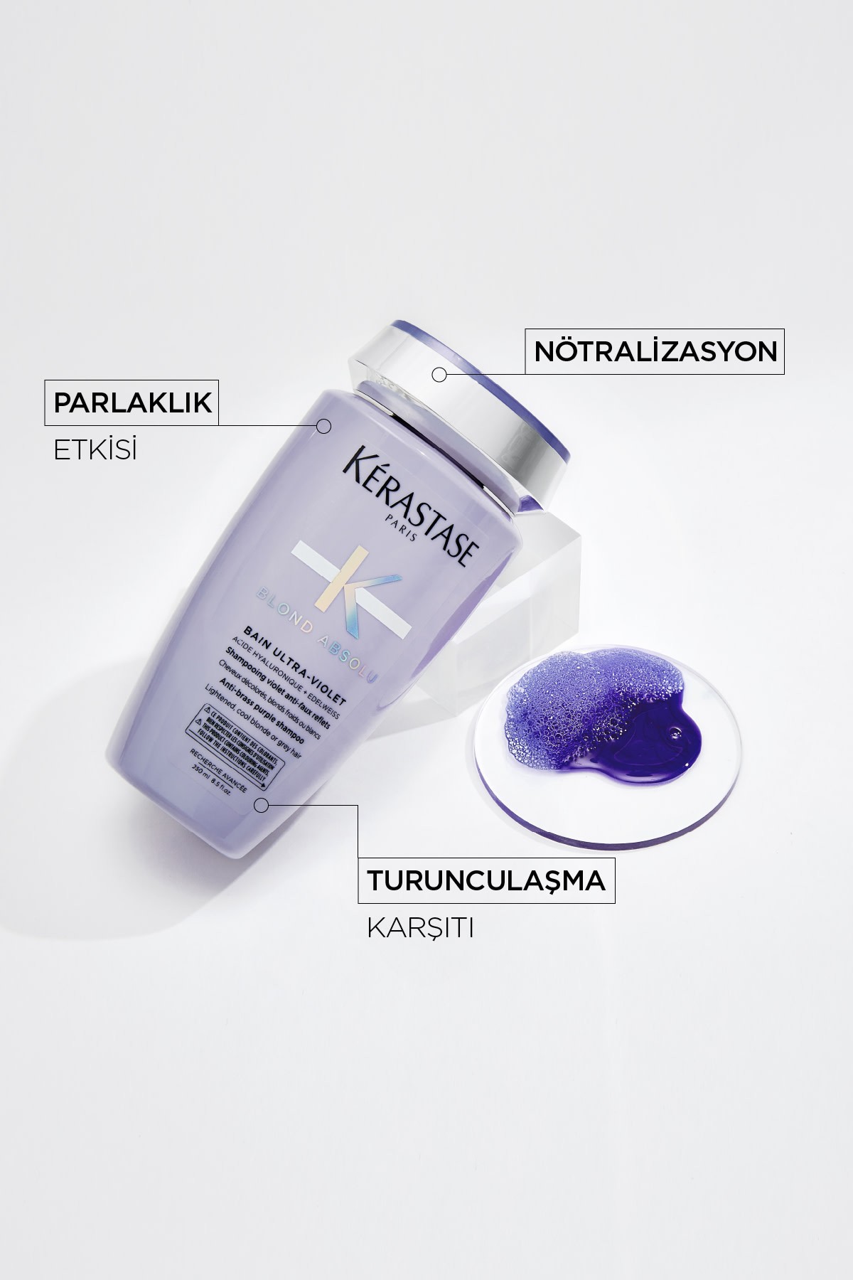 Kerastase Blond Absolu Bain Ultra-violet Turuncu Yansımaları Nötralize Eden Şampuan 250 ml